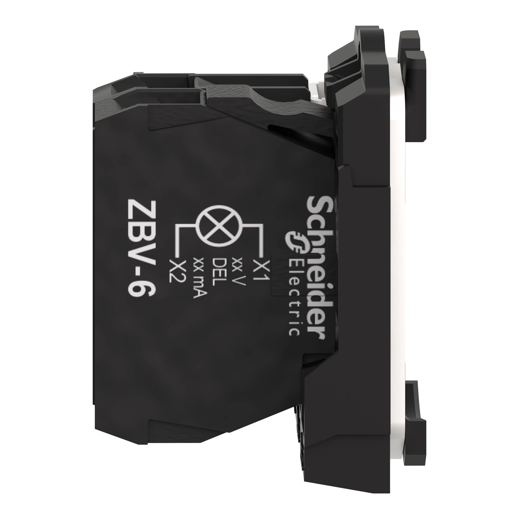 Schneider Electric ZB5AW061 Lampholder with Mounting Flange, Harmony XB5, Plastic, White, Lamp BA9s, 1S, 250V (img_003) Schneider Electric ZB5AW061 Lampholder with Mounting Flange, Harmony XB5, Plastic, White, Lamp BA9s, 1S, 250V (img_003)