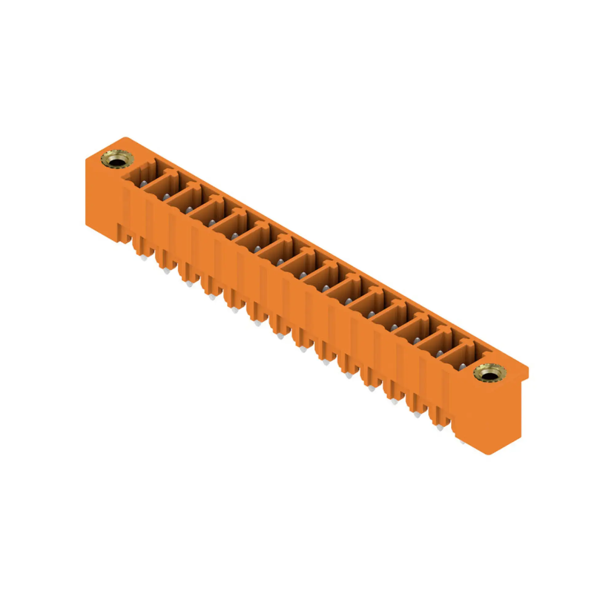 Weidmüller 1943310000 PCB connector (board connection), 160 V, 17.5 A, Pitch in mm: 3.81, Number of poles: 15, THT solder connection, Box (img_001)
