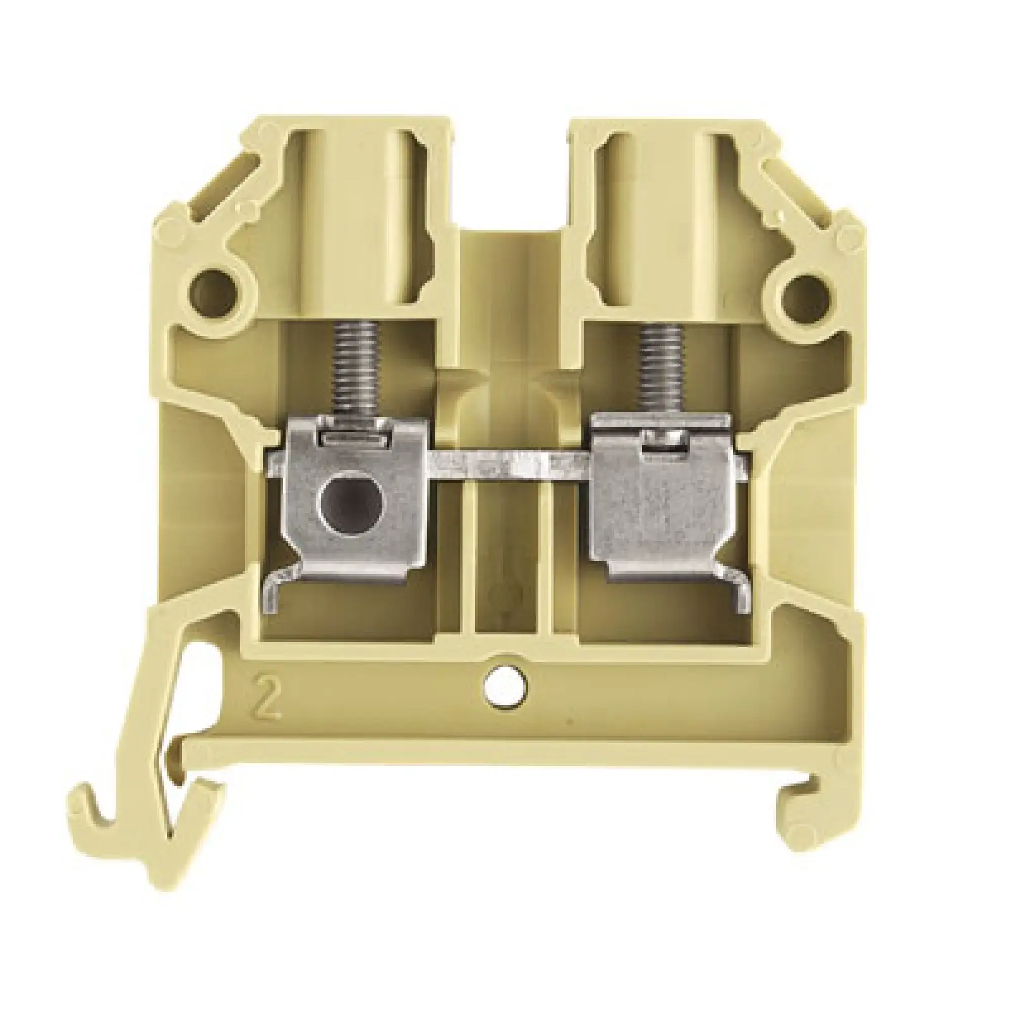 Weidmüller 0443660000 Feed-through terminal block, Screw connection, beige / yellow, 4 mm², 32 A, 800 V, Number of connections: 2 (img_001) Weidmüller 0443660000 Feed-through terminal block, Screw connection, beige / yellow, 4 mm², 32 A, 800 V, Number of connections: 2 (img_001)