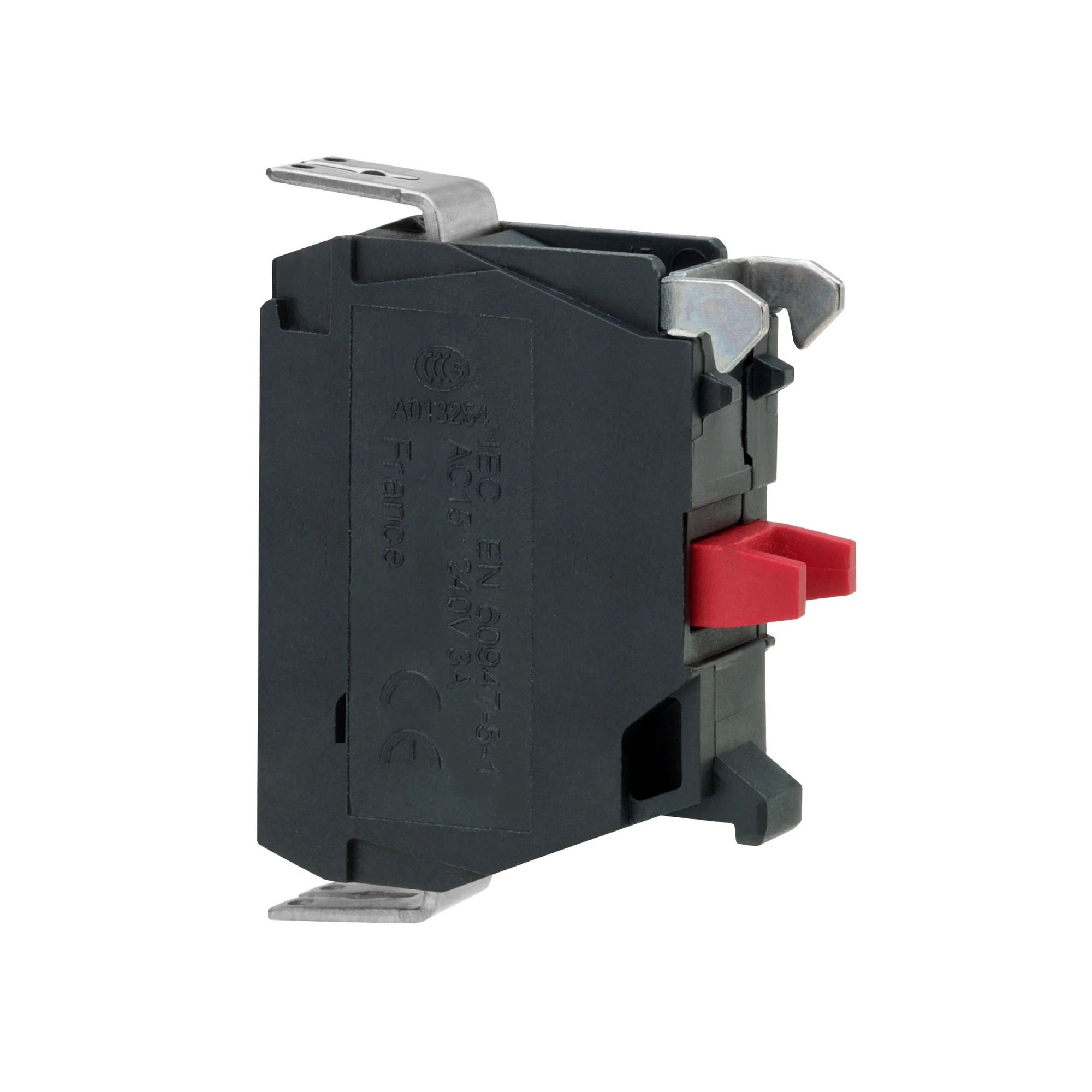 Schneider Electric ZBE1026P3 Auxiliary switch, contact block, Harmony XB4 and XB5, 22mm, 30mm, flat connecting terminal, gold-plated, 1NC (img_001) Schneider Electric ZBE1026P3 Auxiliary switch, contact block, Harmony XB4 and XB5, 22mm, 30mm, flat connecting terminal, gold-plated, 1NC (img_001)