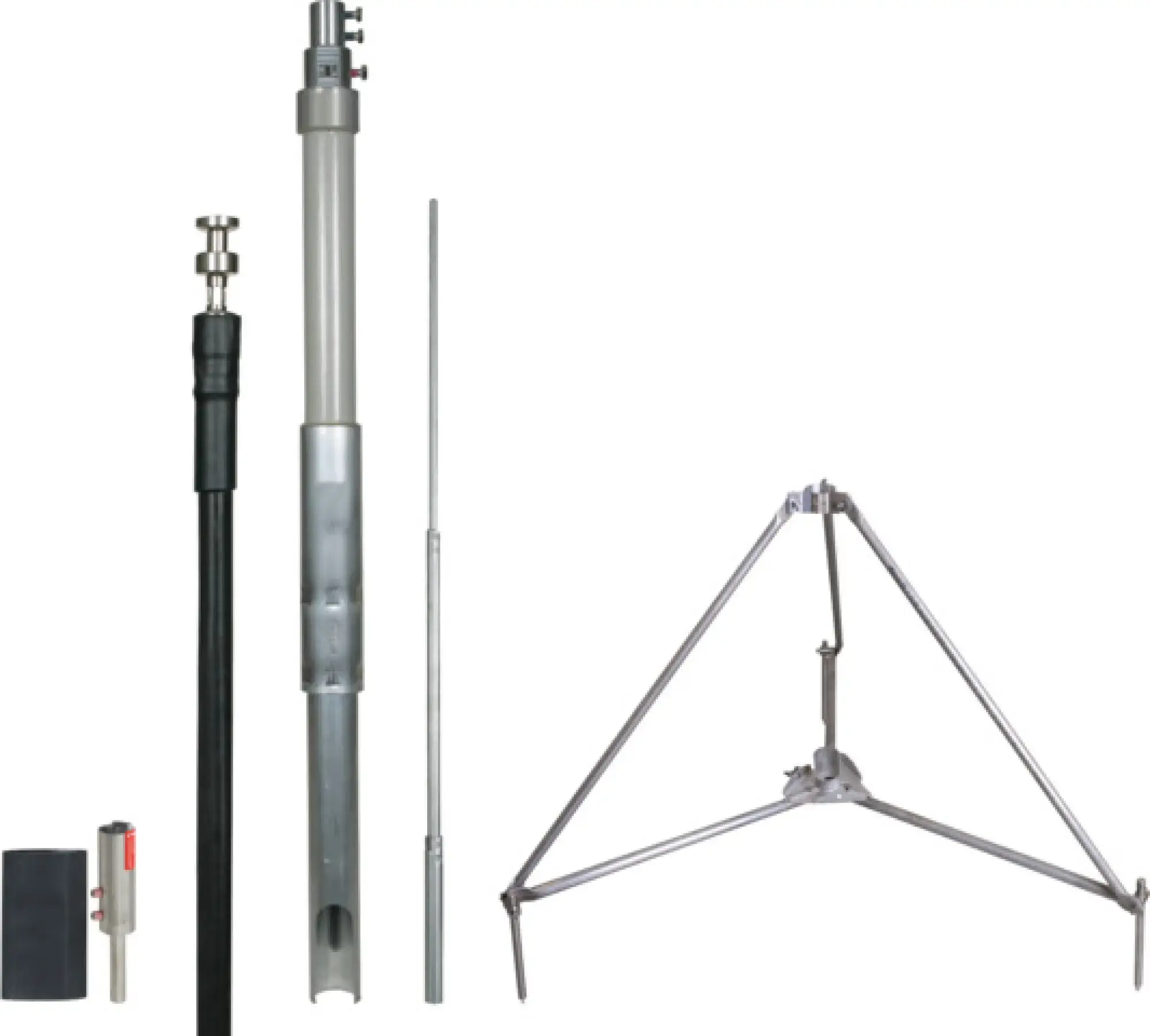 Dehn 819373 HVI Con. D 20mm Cu w. supp. tube L 3200mm air-term. rod L 2500mm and tripod -KIT- (img_001)