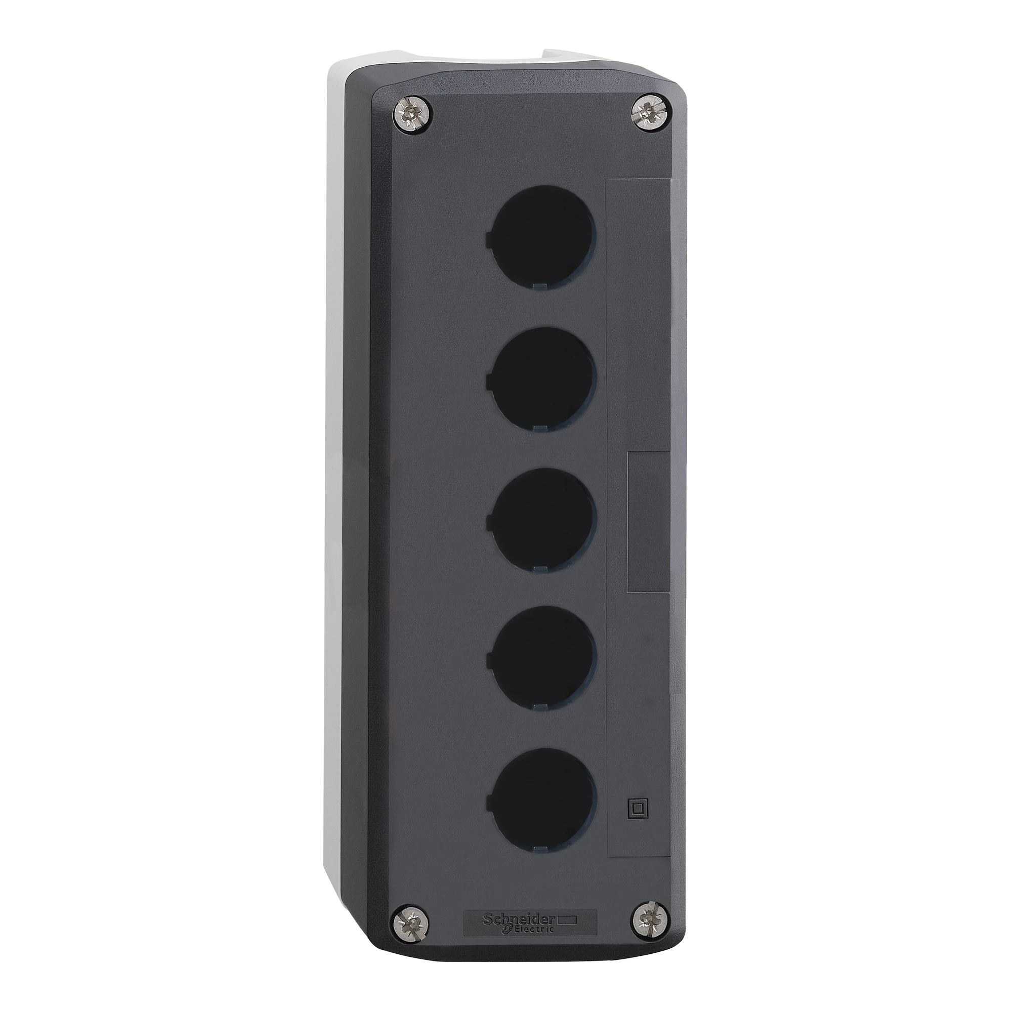 Schneider Electric XALD05CUST01 Empty enclosure XALD, 5 holes, plastic, customizable via configurator (img_001) Schneider Electric XALD05CUST01 Empty enclosure XALD, 5 holes, plastic, customizable via configurator (img_001)