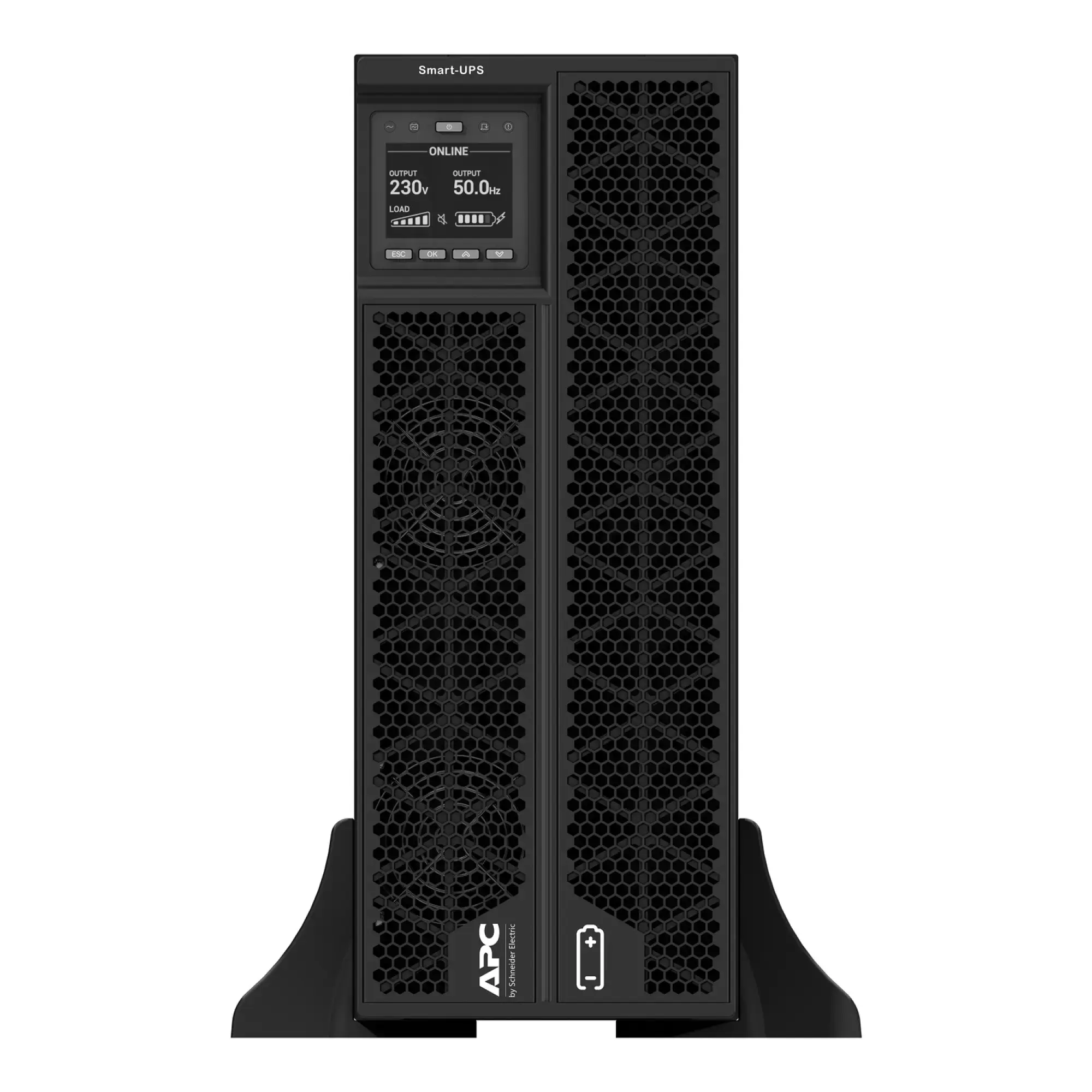 APC SRTG6KXLI APC Smart-UPS On-Line, 6kVA/6kW, Rack/Tower, 230V, 2x IEC C13+1x IEC C19+ Festverdrahtung 3-adrig (1P+N+E) Ausg., Netzwerkkarte, ohne Rack-Einbausatz (img_003) APC SRTG6KXLI APC Smart-UPS On-Line, 6kVA/6kW, Rack/Tower, 230V, 2x IEC C13+1x IEC C19+ Festverdrahtung 3-adrig (1P+N+E) Ausg., Netzwerkkarte, ohne Rack-Einbausatz (img_003)