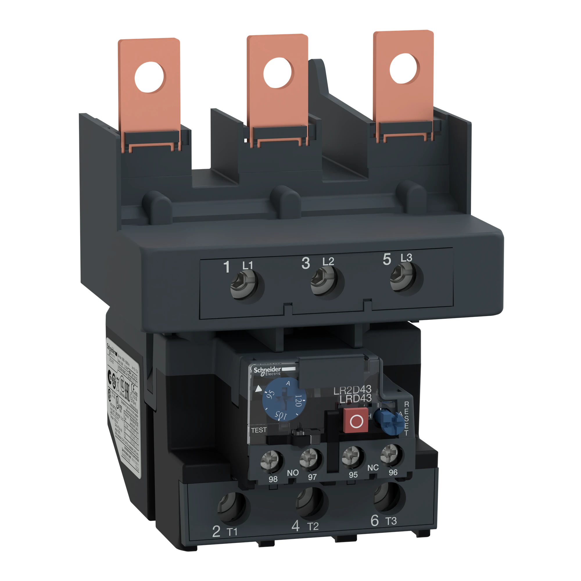 Schneider Electric LRD4367 Motor Protection Relay, 95-120A, 1NC+1NO, Class 10A (img_001) Schneider Electric LRD4367 Motor Protection Relay, 95-120A, 1NC+1NO, Class 10A (img_001)