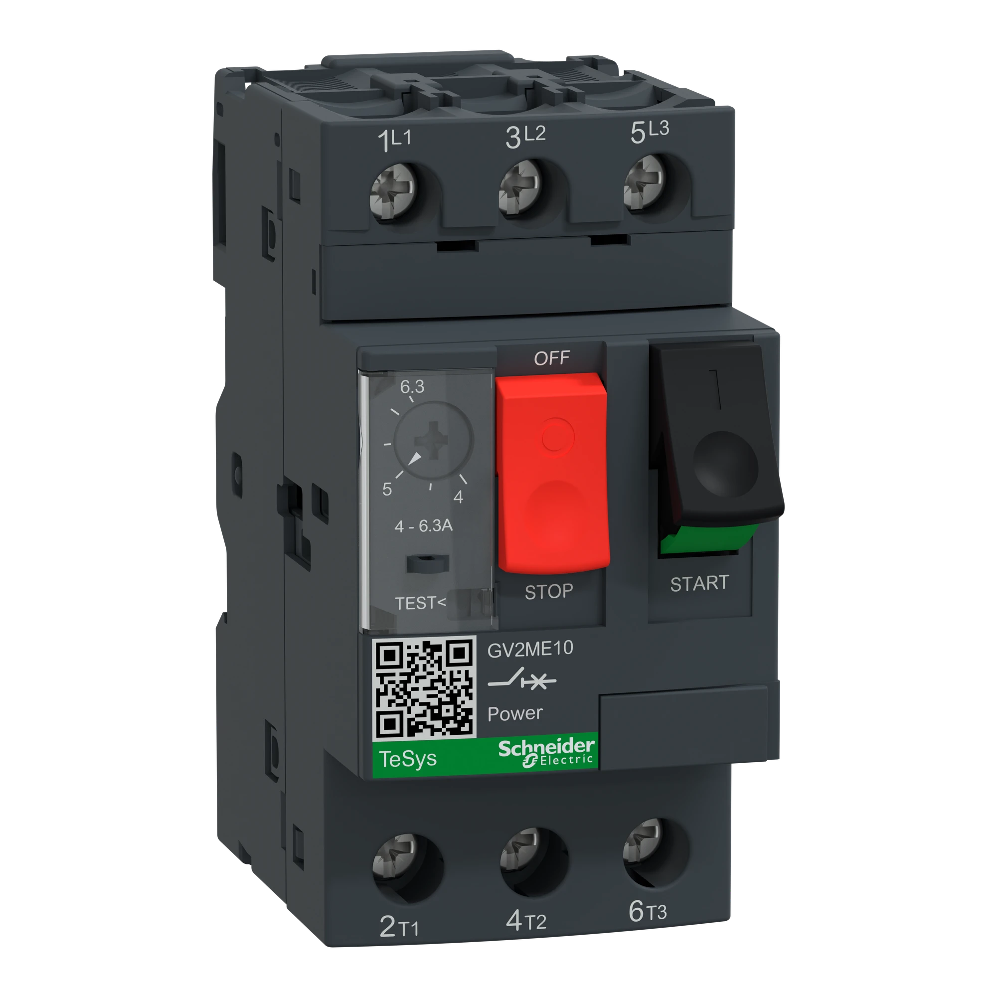 Schneider Electric GV2ME10 Motor protection switch, 3p, 4-6.3A, push-button actuation, screw connection (img_001) Schneider Electric GV2ME10 Motor protection switch, 3p, 4-6.3A, push-button actuation, screw connection (img_001)
