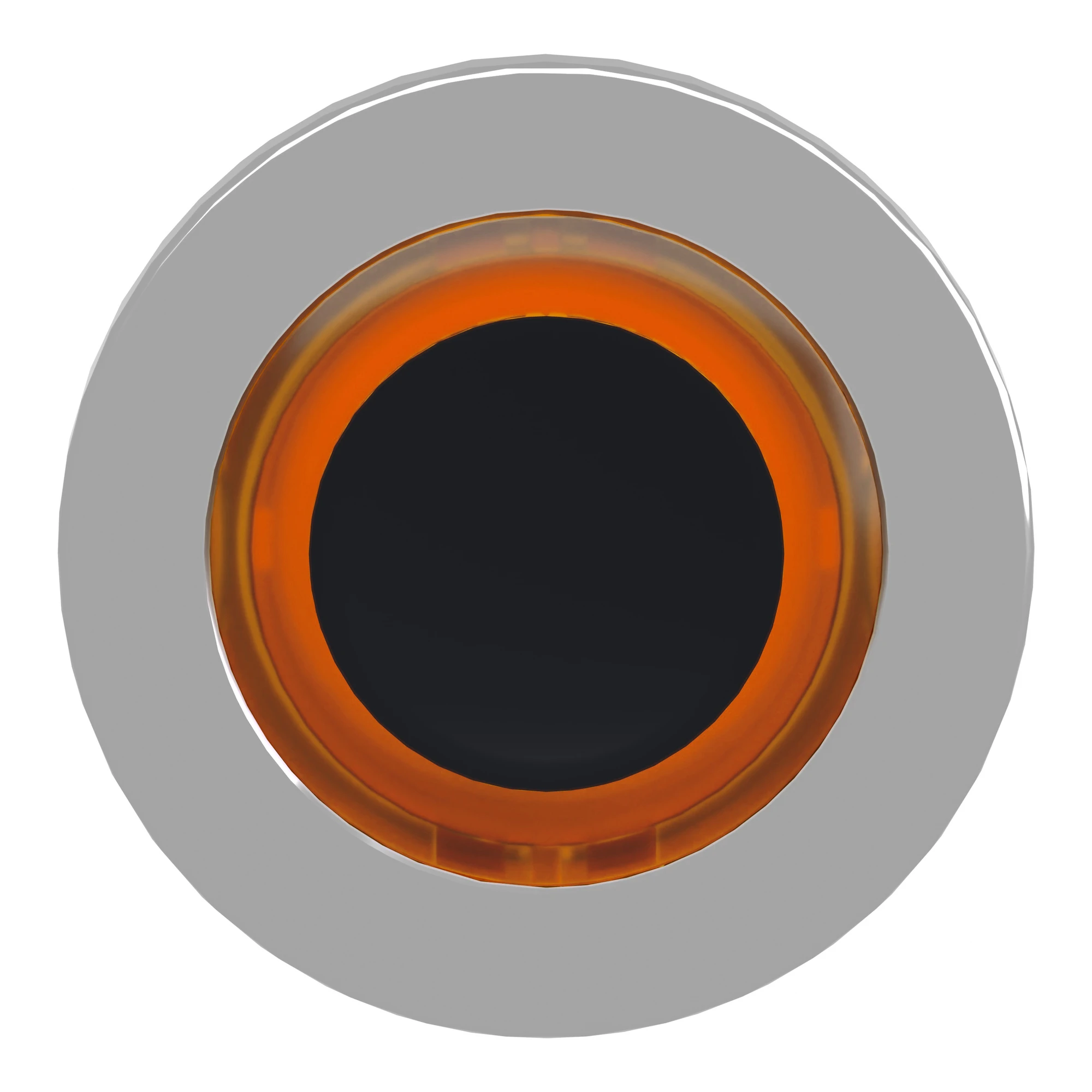 Schneider Electric ZB4FW953 Illuminated push button, front element, Harmony XB4F, metal, orange, 30mm, for universal LED, illuminated ring (img_004)