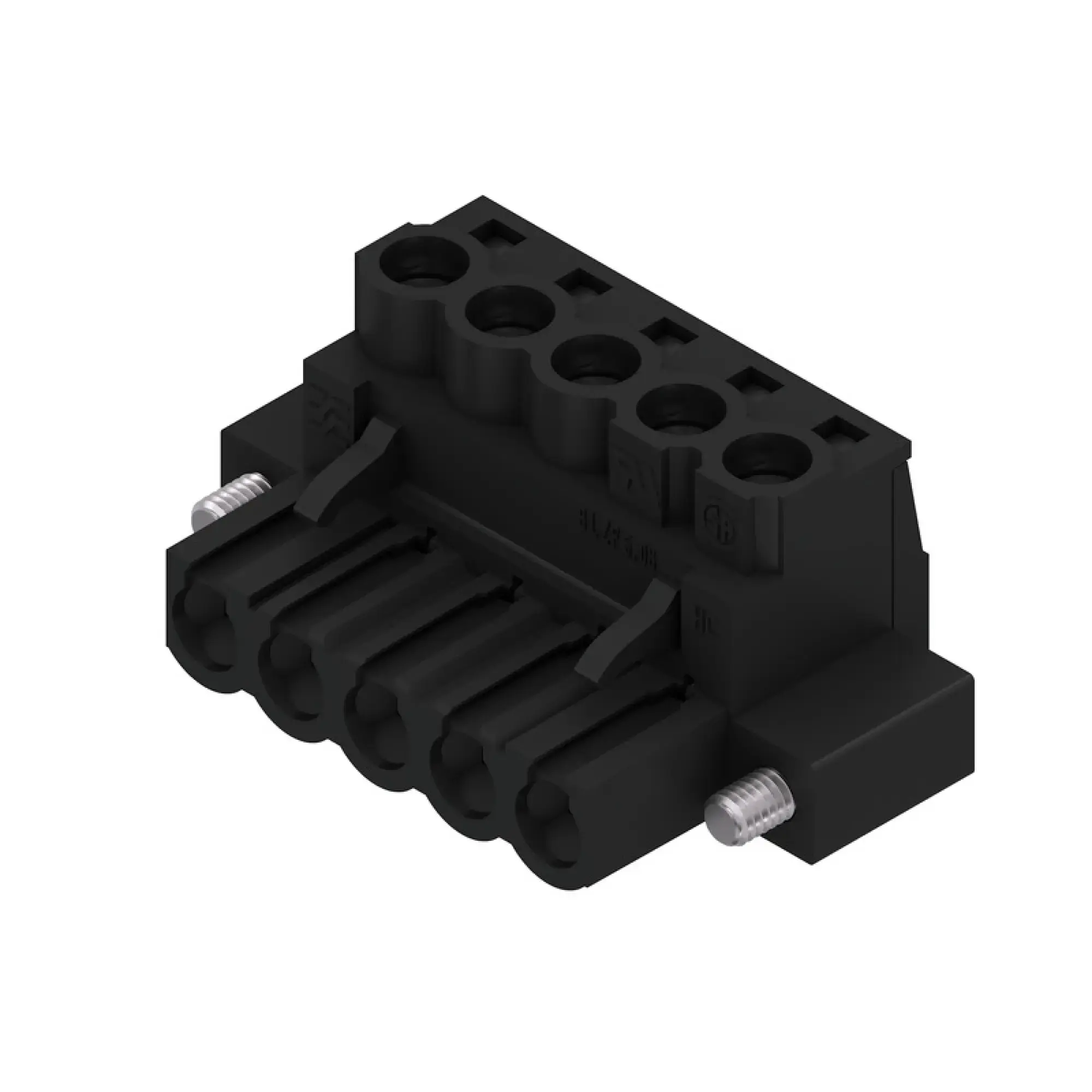 Weidmüller 1944360000 PCB connector (wire connection), 320 V, 23 A, Pitch in mm: 5.08, 4 mm², Number of poles: 5, Clamping yoke connection, Box (img_001)