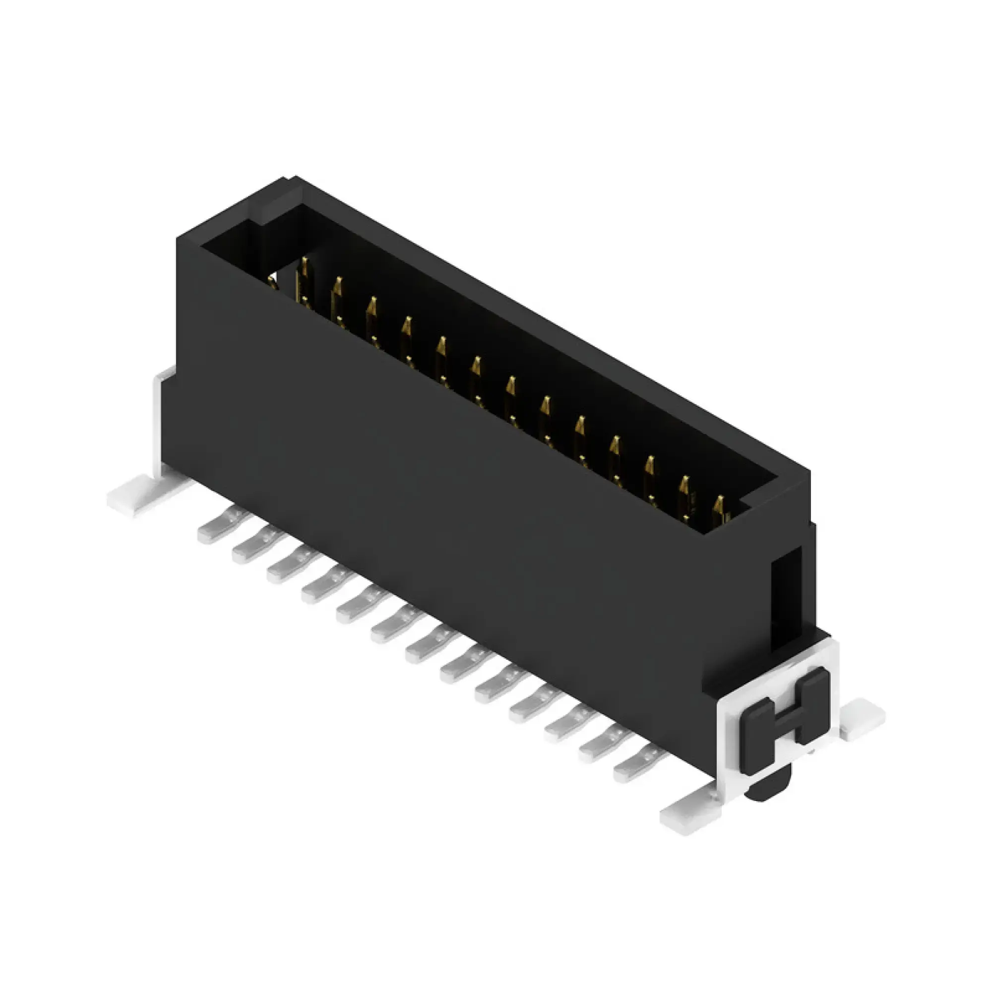 Weidmüller 2747100000 PCB connector (board connection), 2.8 A, Pitch in mm: 1.27, Number of poles: 26, SMD solder connection, Tape (img_001) Weidmüller 2747100000 PCB connector (board connection), 2.8 A, Pitch in mm: 1.27, Number of poles: 26, SMD solder connection, Tape (img_001)