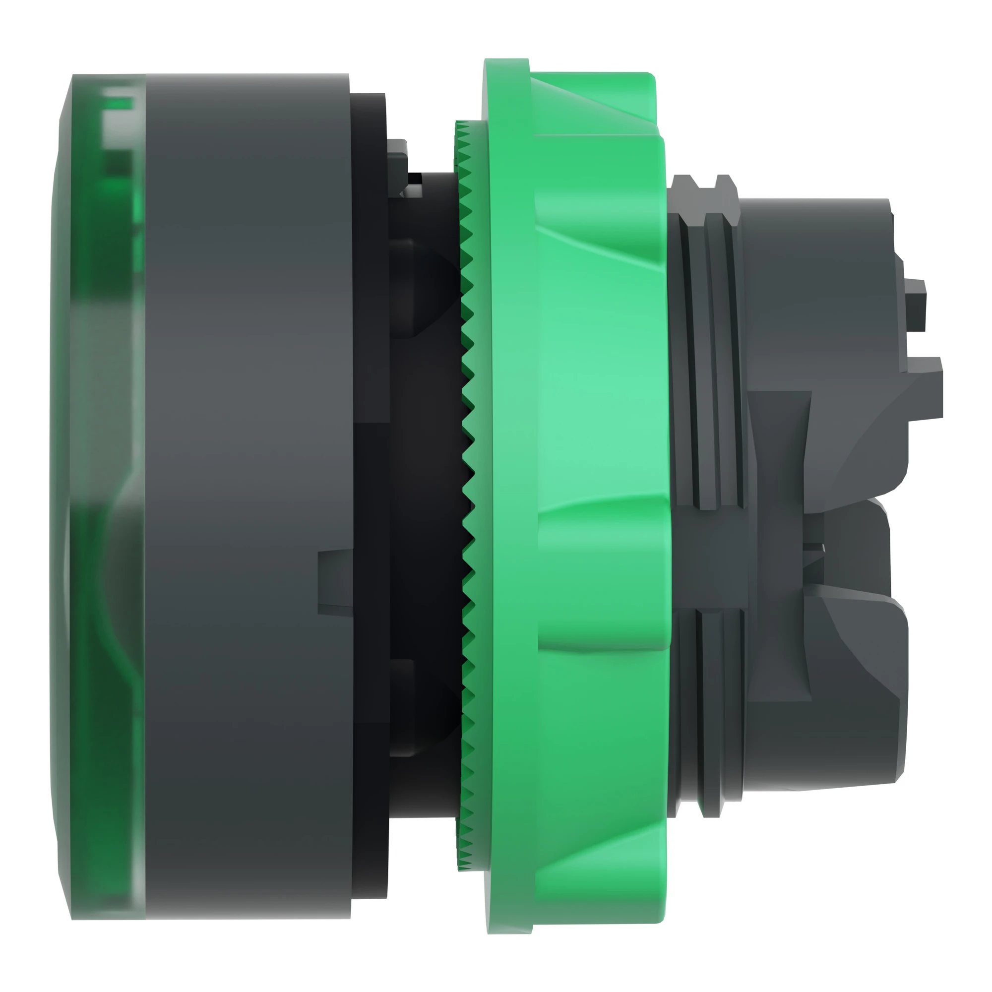 Schneider Electric ZB5AW933 Illuminated Push-Button, Front Element, Harmony XB5, Plastic, 22mm, Green, for Universal LED, Illuminated Ring (img_006)