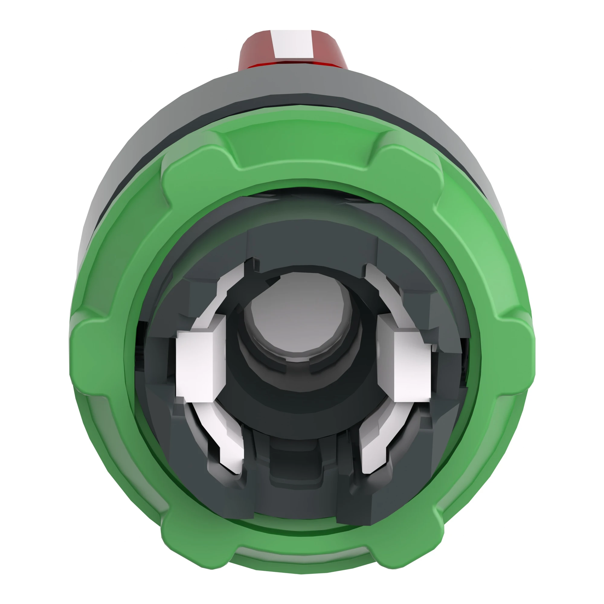 Schneider Electric ZB5AK1343 Illuminated selector switch, front element, Harmony XB5, plastic, 22mm, red, for universal LED, 3 positions, latching (img_003)