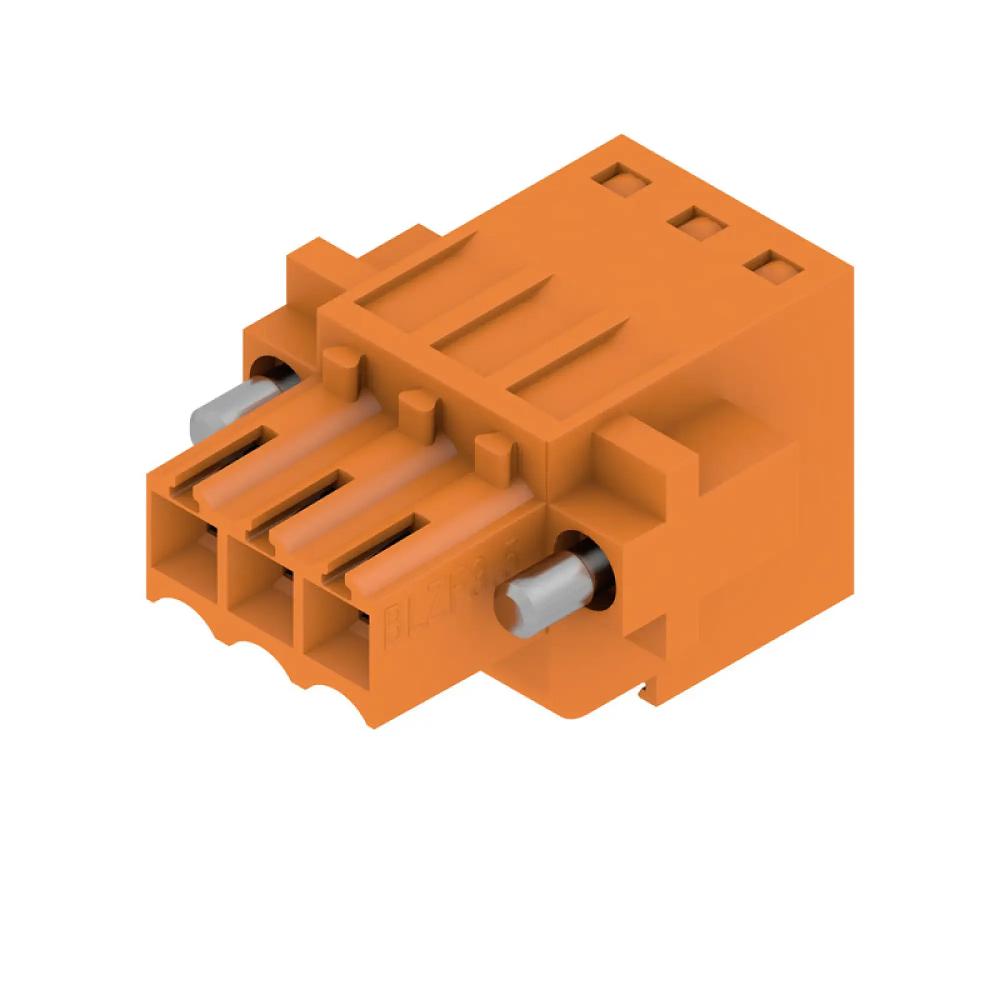 Weidmüller 1690890000 PCB connector (wire connection), 160 V, 14.5 A, Pitch in mm: 3.50, 1.5 mm², Number of poles: 3, Tension-clamp connection, Box BLZF 3.50/03/180F SN OR BX (img_001)