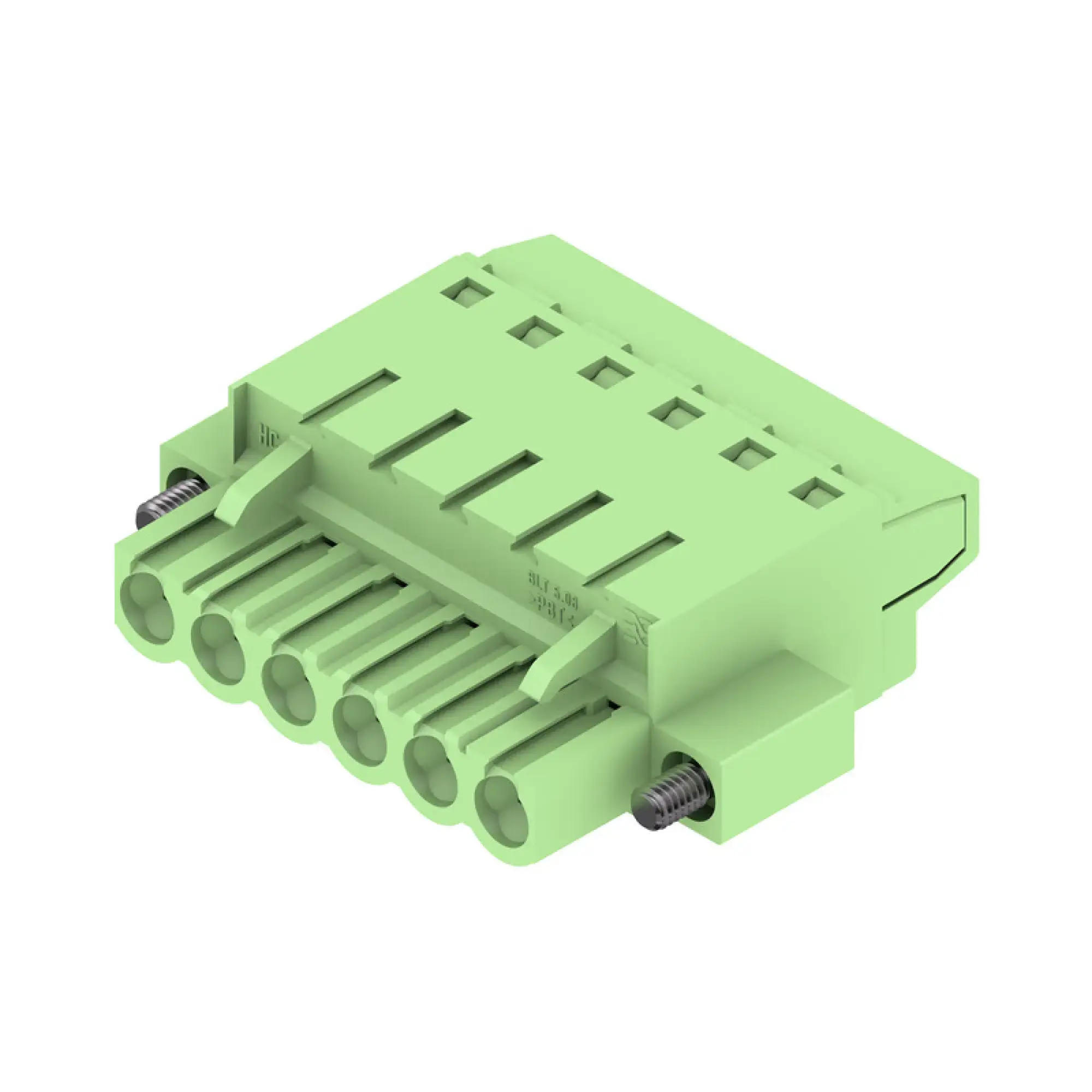 Weidmüller 1029540000 PCB connector (wire connection), 320 V, 27 A, Pitch in mm: 5.08, 2.5 mm², Number of poles: 6, TOP connection, Box (img_001)
