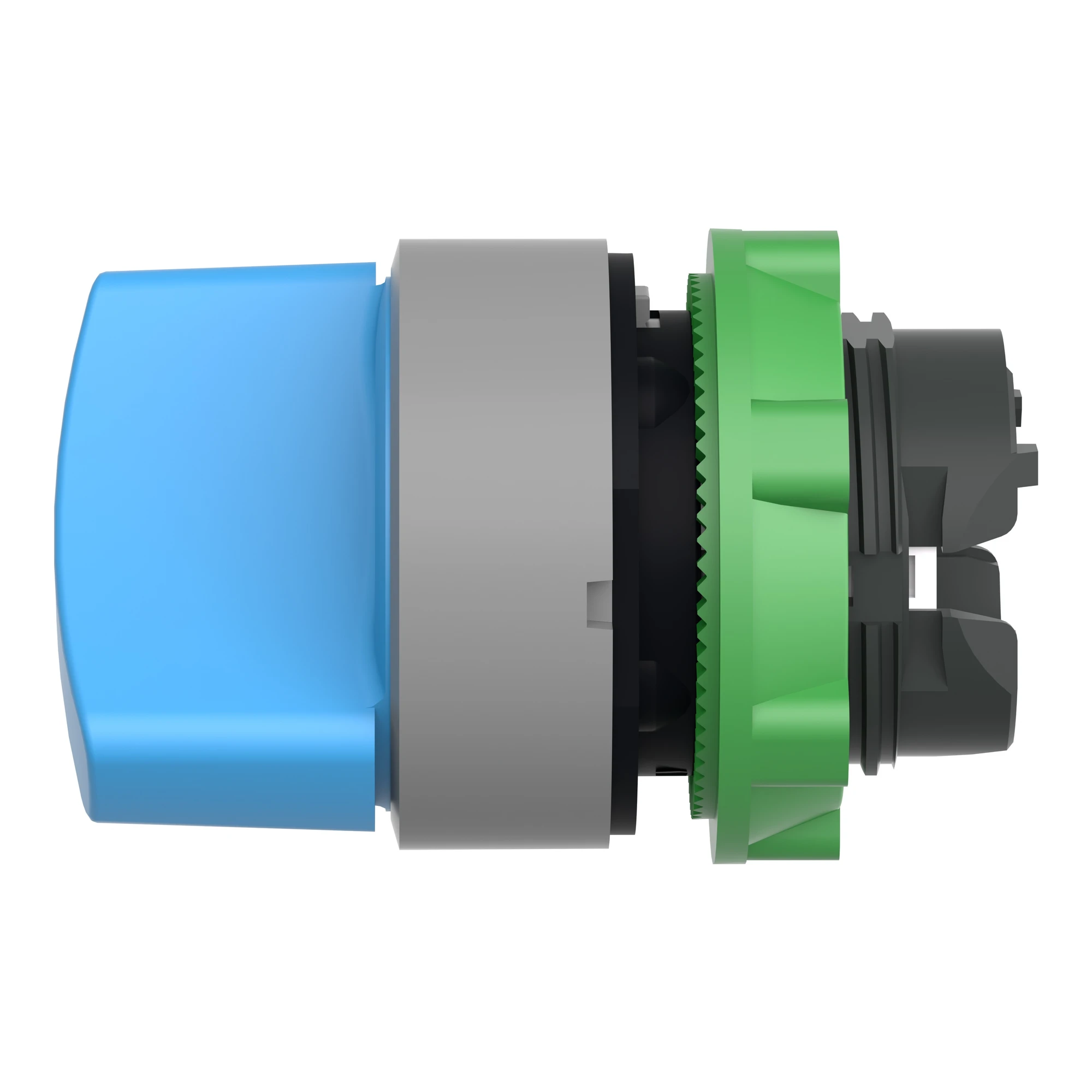 Schneider Electric ZB5AD406C0 Selector switch, front element, Harmony XB5, plastic, 22mm, light grey, blue, 2 positions, momentary (img_006) Schneider Electric ZB5AD406C0 Selector switch, front element, Harmony XB5, plastic, 22mm, light grey, blue, 2 positions, momentary (img_006)