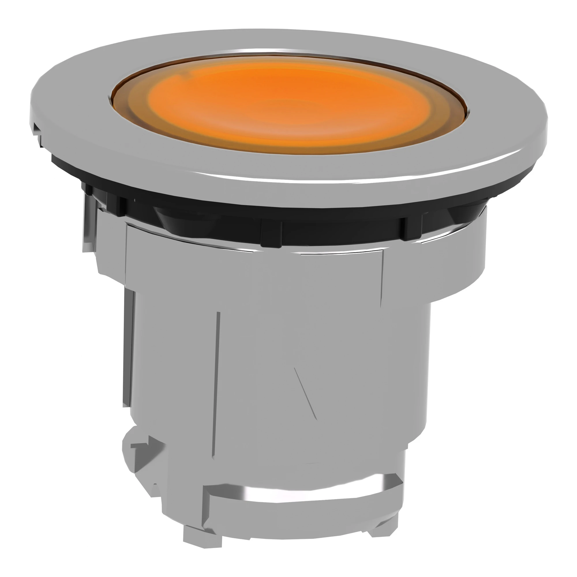 Schneider Electric ZB4FV053 Pilot light, front element, Harmony XB4F, metal, 30mm, orange, for universal LED, smooth dome (img_003)
