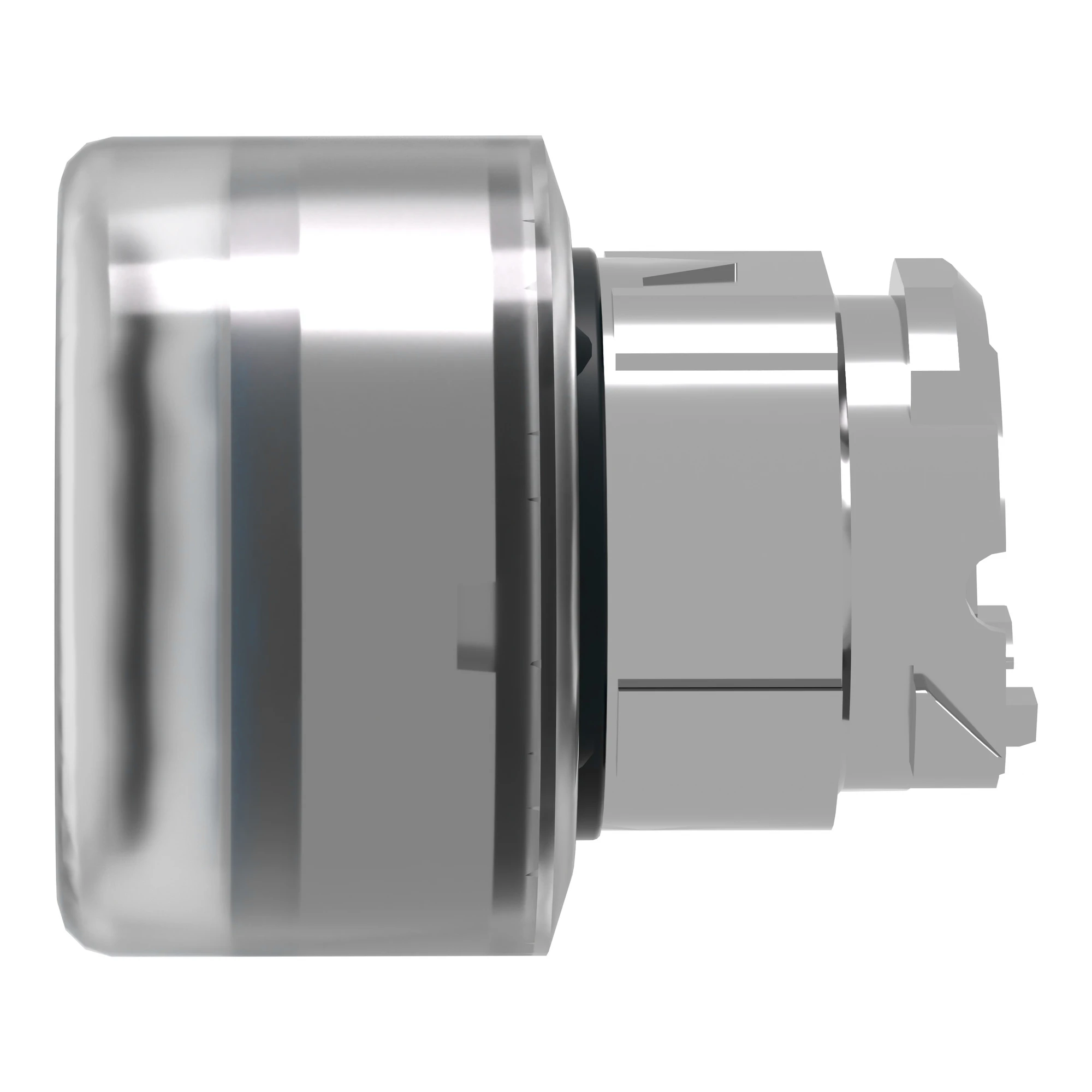 Schneider Electric ZB4BW563 Illuminated pushbutton, front element, Harmony XB4, metal, 22mm, blue, momentary, with protective cover, for universal LED (img_004)