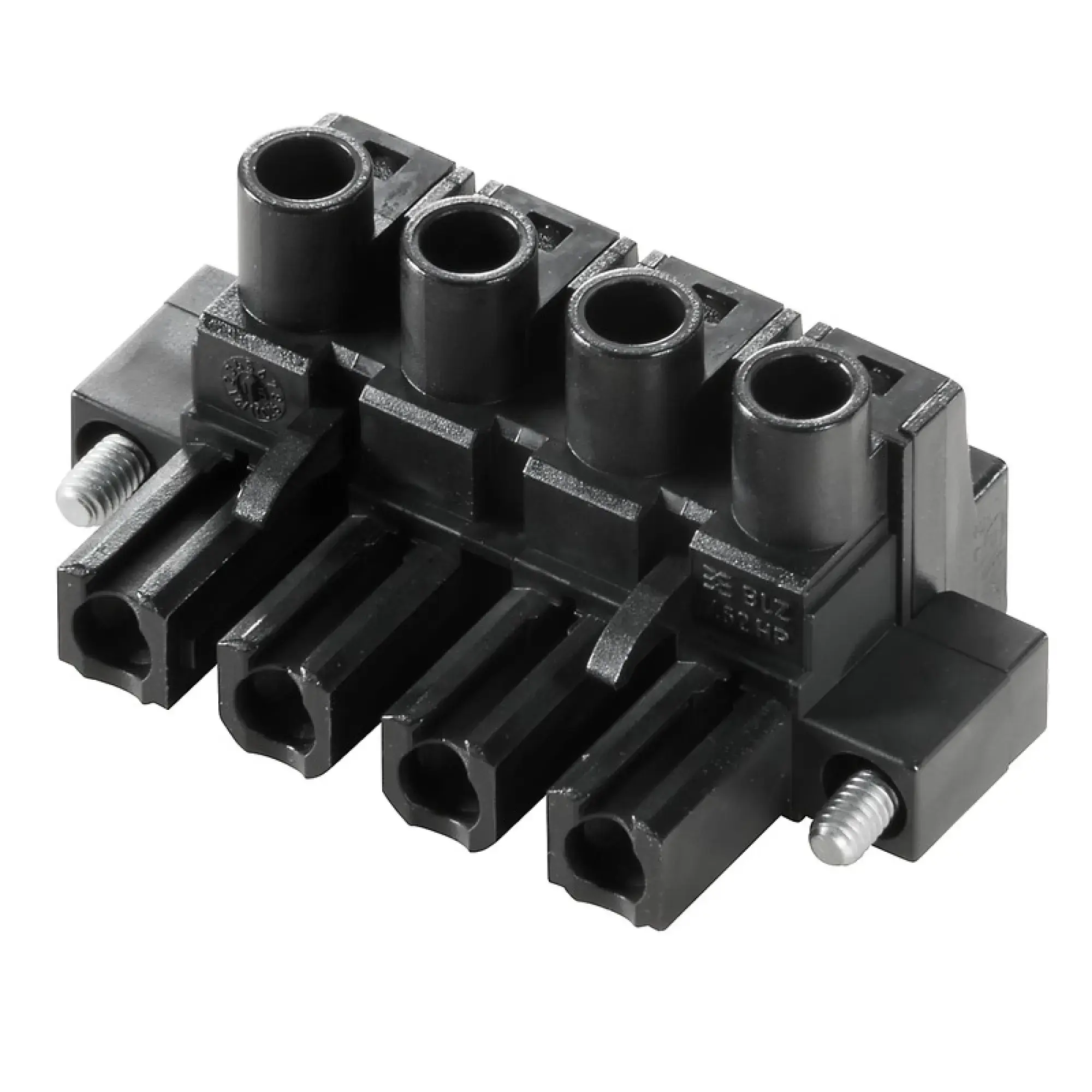 Weidmüller 1095700000 PCB connector (wire connection), 500 V, 29 A, Pitch in mm: 7.62, 4 mm², Number of poles: 4, Clamping yoke connection, Box (img_001)