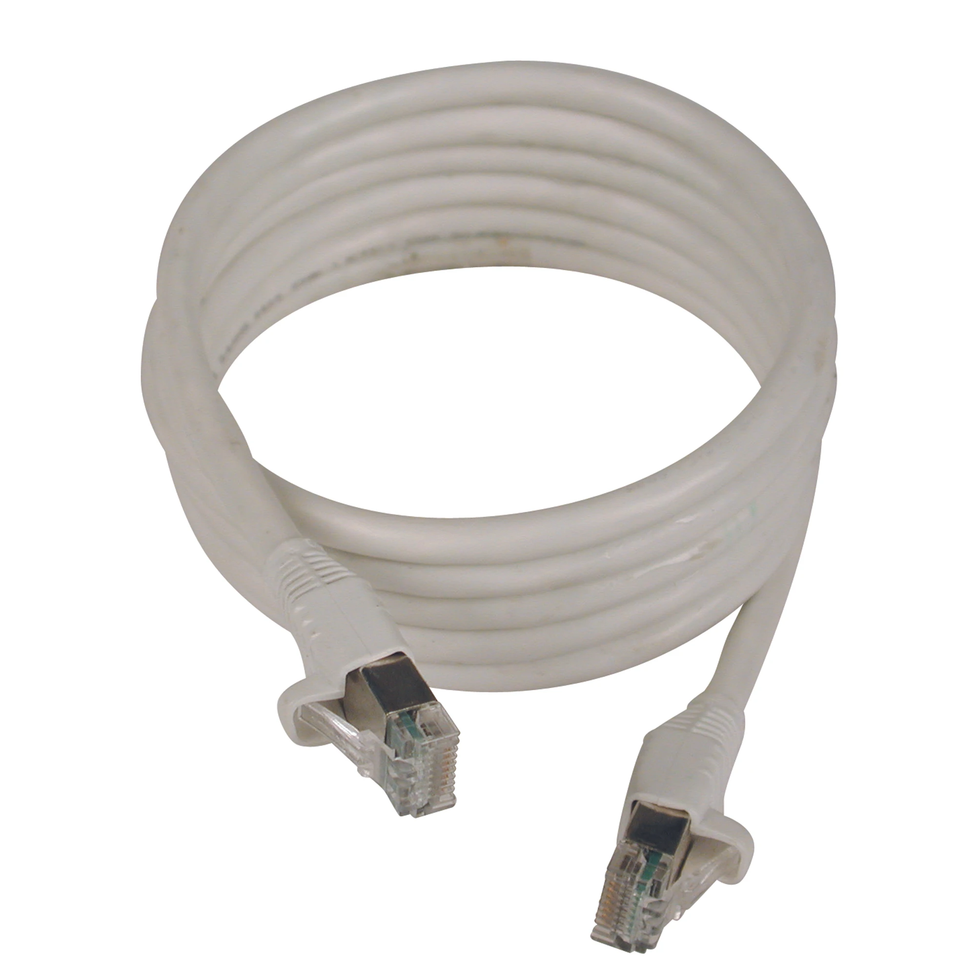 GEWISS GW38121 RJ45-RJ45 PATCH-CORDS - 4 - SHIELDED - CATEGORY 5e FTP 24 AWG - CABLE: 0,5m - GREY (img_001)