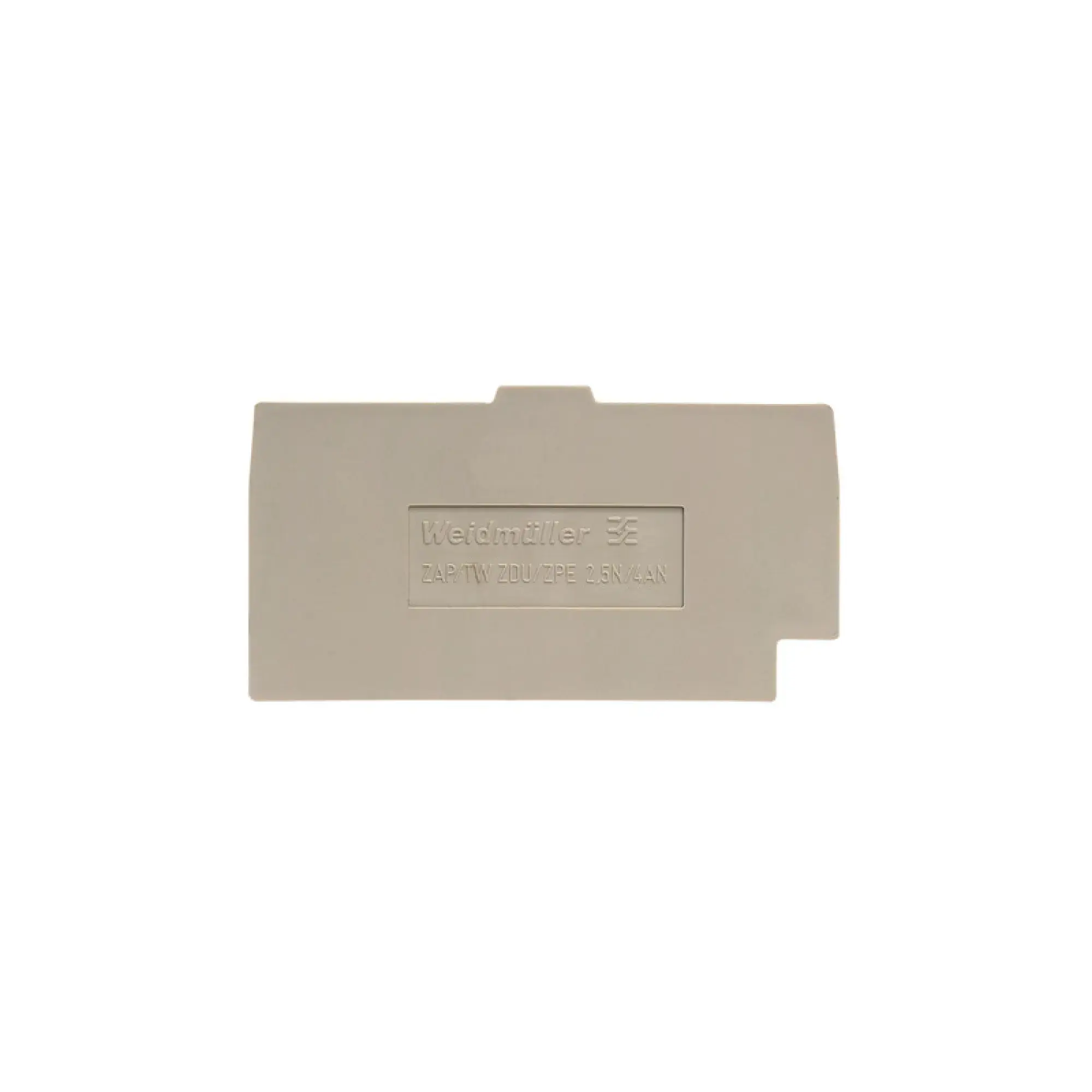 Weidmüller 1933810000 Partition plate (terminal), dark beige, Height: 57.5 mm, Width: 1.5 mm, V-0, Wemid (img_001) Weidmüller 1933810000 Partition plate (terminal), dark beige, Height: 57.5 mm, Width: 1.5 mm, V-0, Wemid (img_001)