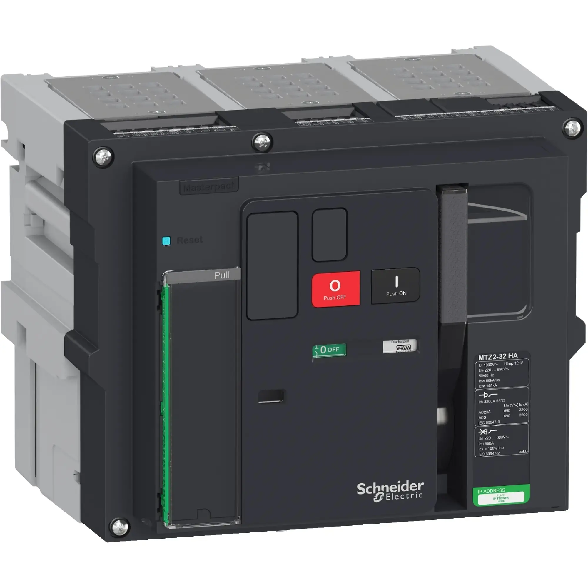 Schneider Electric LV848315 MasterPact MTZ2 3200A HA Icm=145kA/690V 3P Basic Switch Withdrawable (img_002) Schneider Electric LV848315 MasterPact MTZ2 3200A HA Icm=145kA/690V 3P Basic Switch Withdrawable (img_002)