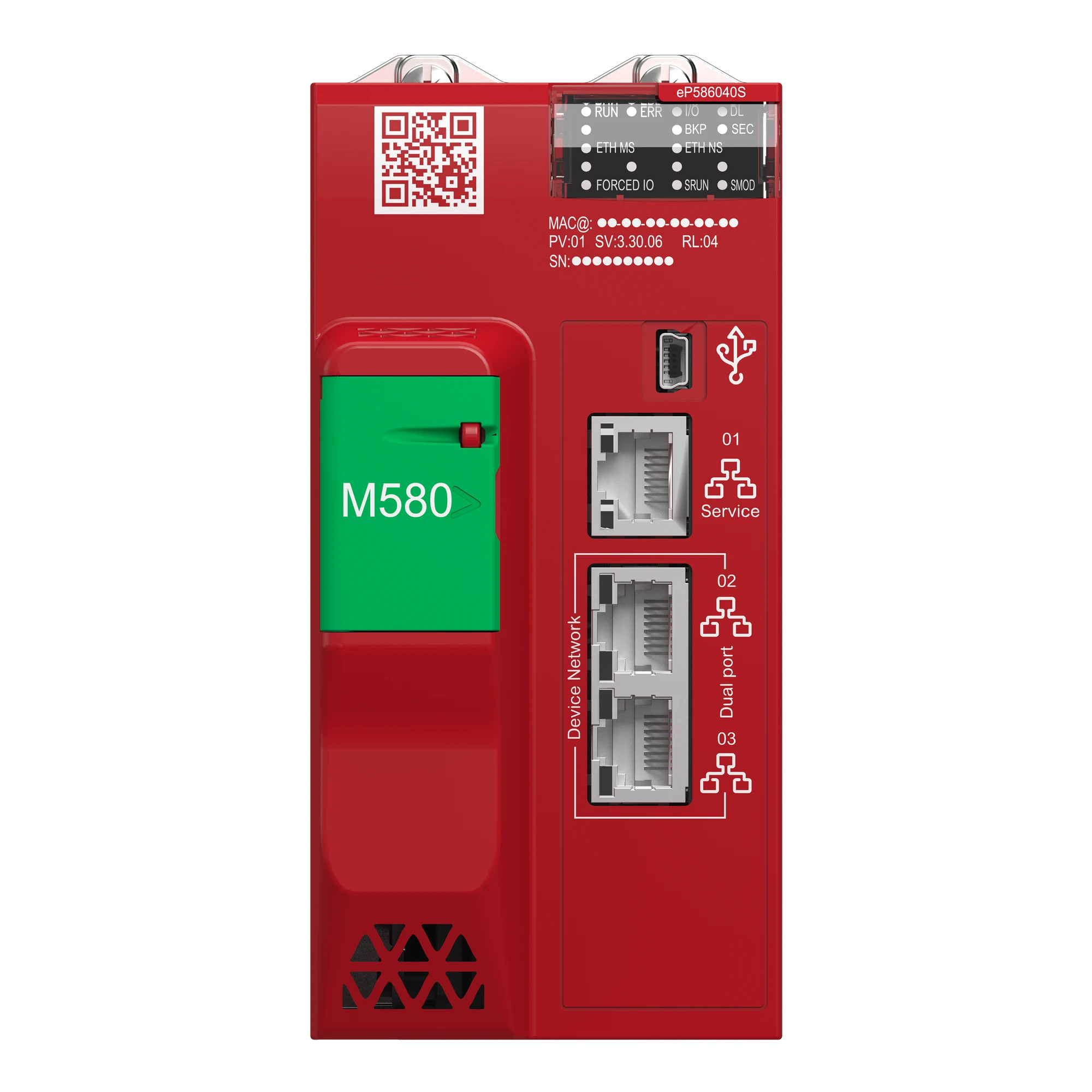 Schneider Electric BMEP586040S Modicon M580S Safety CPU Module, 6040 Level 6 DIO+RIO, 64MB, 61 Eth- & 128 CIP-Safety Devices, 31 Remote I/O Racks (X80 & Quantum) (img_004)