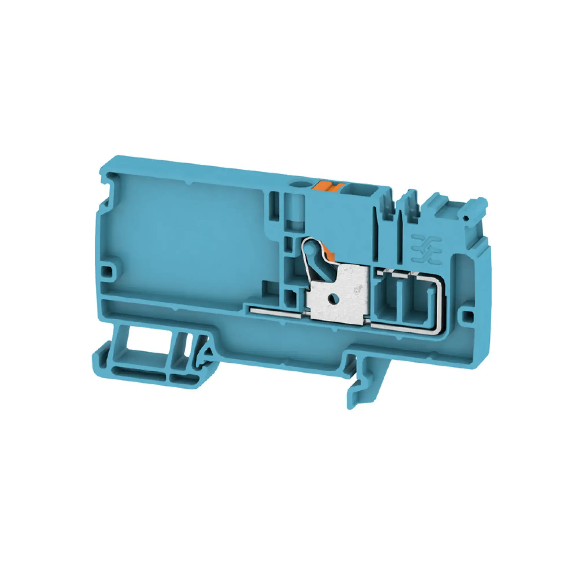 Weidmüller 2522720000 Supply terminal, PUSH IN, blue, 6 mm², 41 A, 500 V, Number of connections: 1, Number of levels: 1, TS 35, V-0, Wemid (img_001)