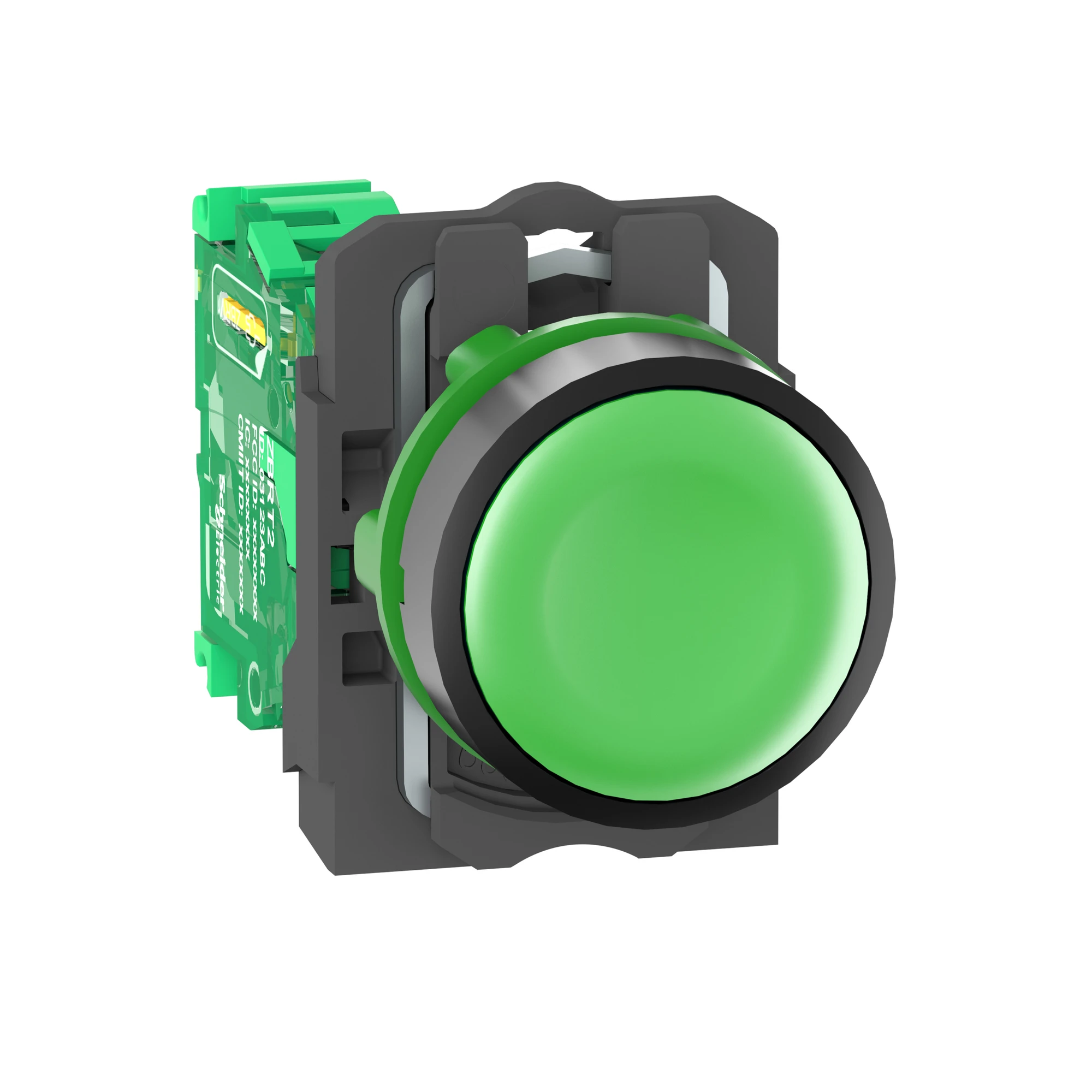 Schneider Electric ZB5RTA3 Wireless Pushbutton, Harmony XB5R, Plastic, 22mm, Green, Unlabeled, Momentary, Batteryless, Wireless (img_001)