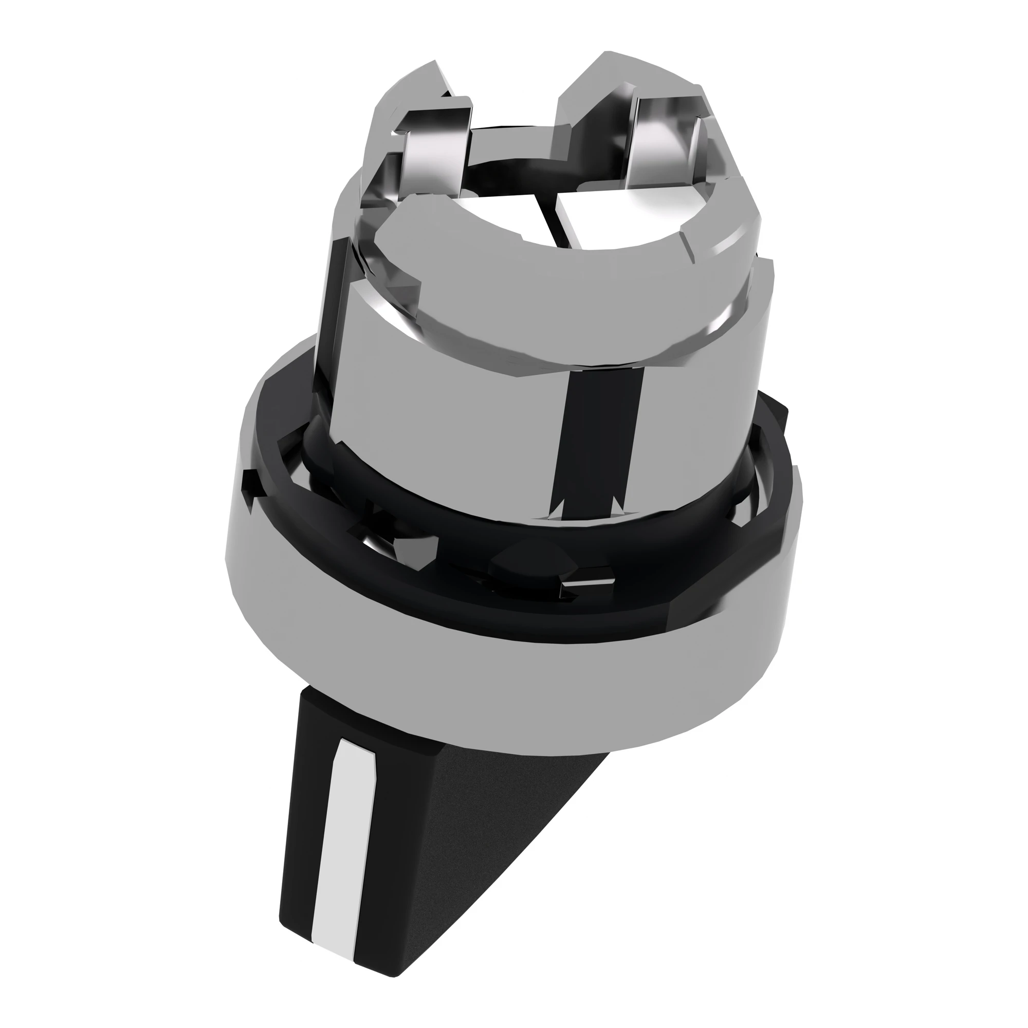 Schneider Electric ZB4BJ2 Selector switch, front element, Harmony XB4, metal, 22mm, black, 2 positions, long toggle, detent (img_007) Schneider Electric ZB4BJ2 Selector switch, front element, Harmony XB4, metal, 22mm, black, 2 positions, long toggle, detent (img_007)