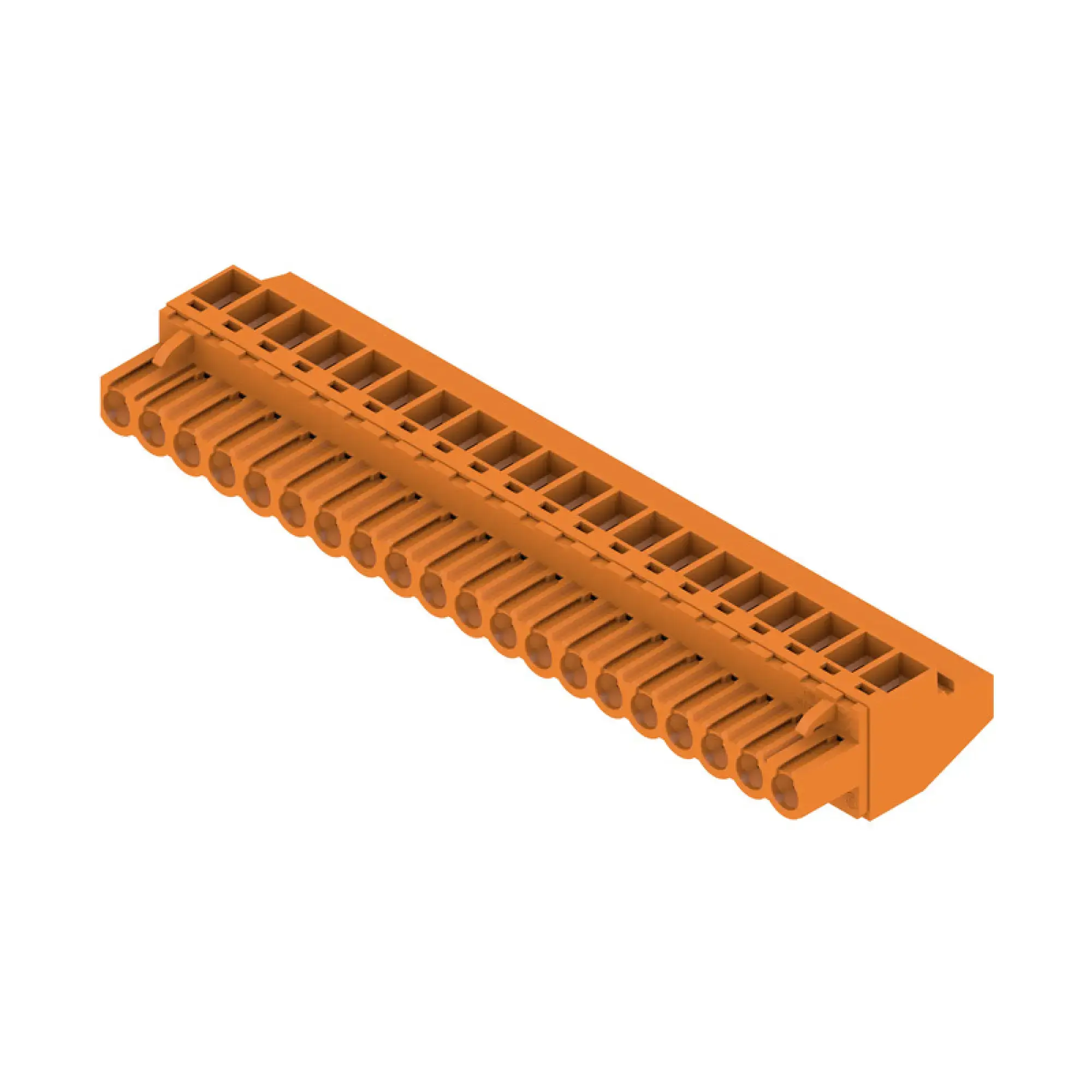 Weidmüller 1957850000 PCB connector (wire connection), 320 V, 23 A, Pitch in mm: 5.00, 4 mm², Number of poles: 20, Clamping yoke connection, Box (img_001)