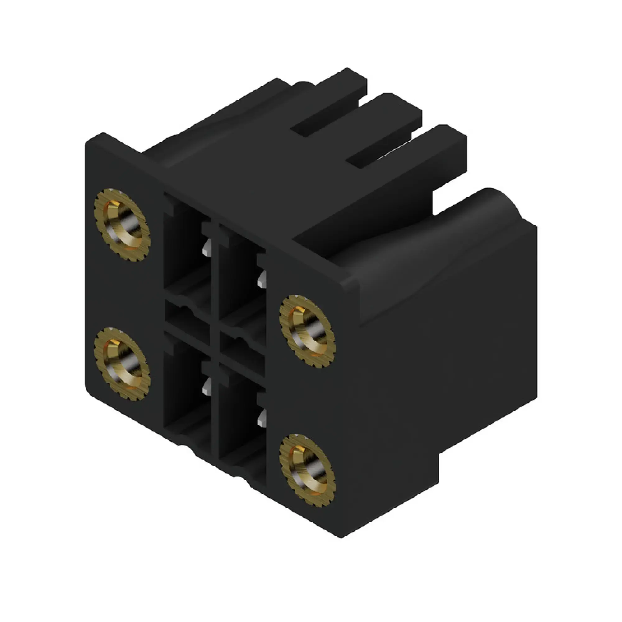 Weidmüller 1041290000 PCB connector (board connection), 160 V, 17.5 A, Pitch in mm: 3.81, Number of poles: 4, THT solder connection, Box (img_001)
