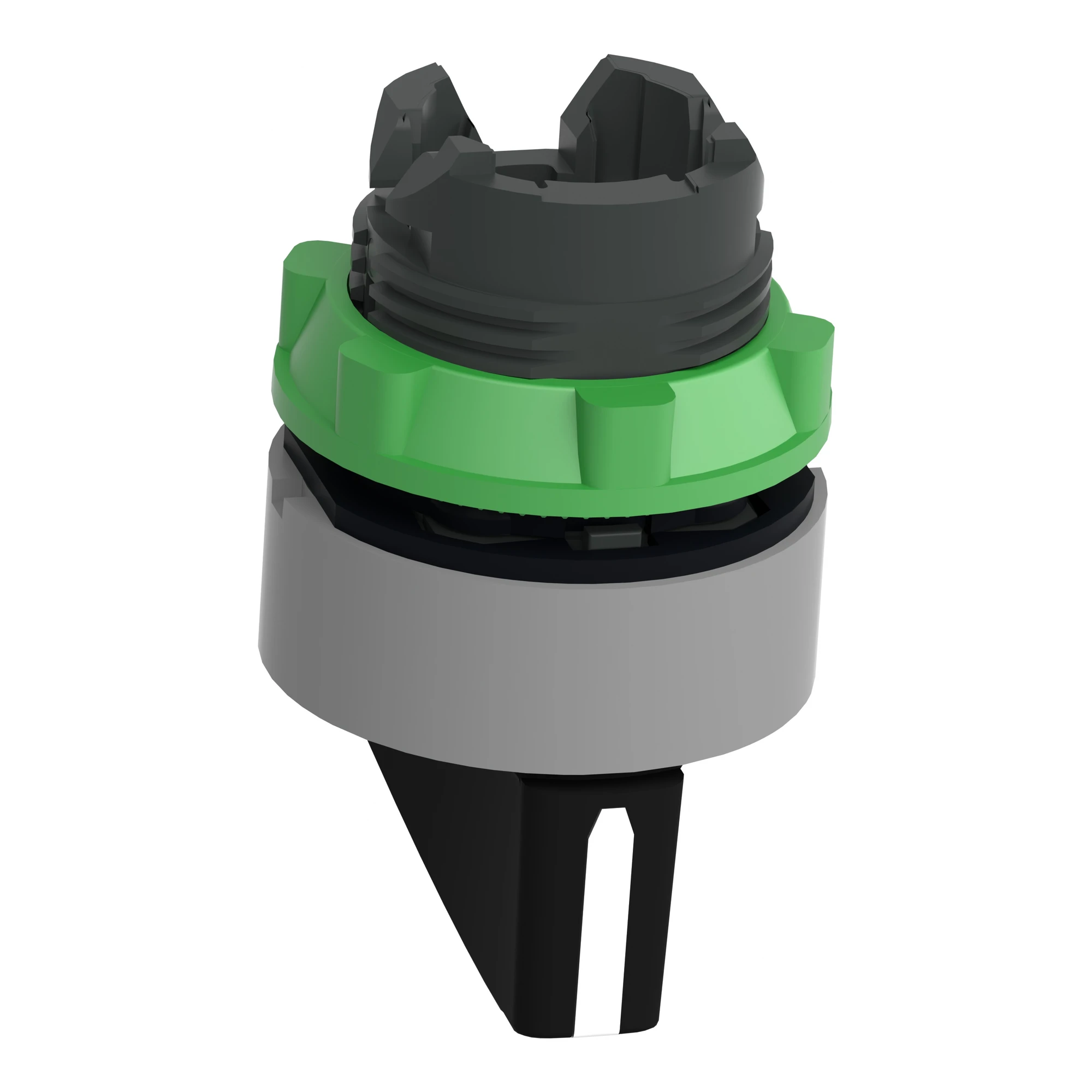 Schneider Electric ZB5AJ8C0 Selector Switch, Front Element, Harmony XB5, Plastic, 22mm, light grey, black, 3 positions, long toggle, latching (img_007) Schneider Electric ZB5AJ8C0 Selector Switch, Front Element, Harmony XB5, Plastic, 22mm, light grey, black, 3 positions, long toggle, latching (img_007)