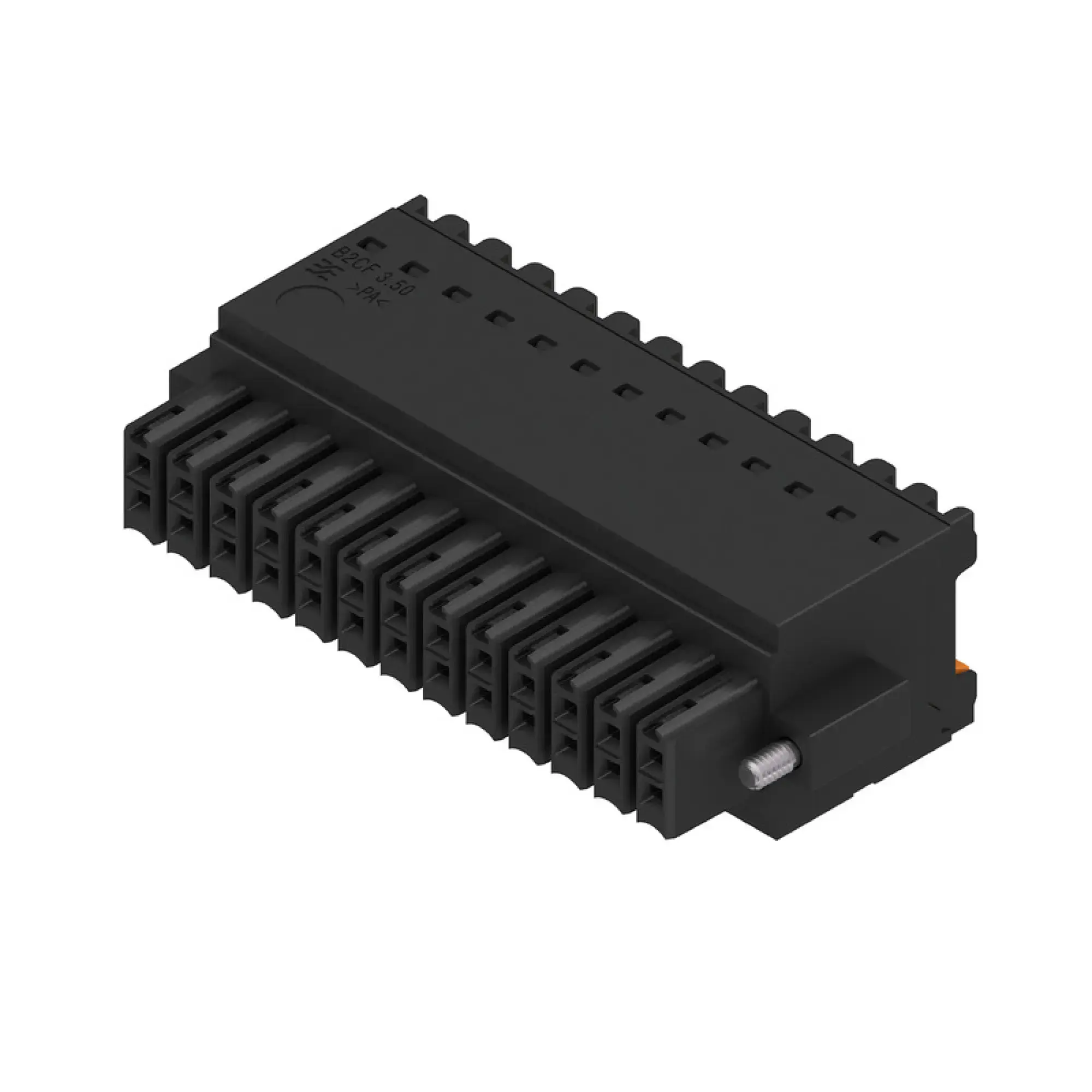 Weidmüller 1277980000 PCB connector (wire connection), 160 V, 13.4 A, Pitch in mm: 3.50, 1.5 mm², Number of poles: 26, PUSH IN with actuator, Box (img_001)