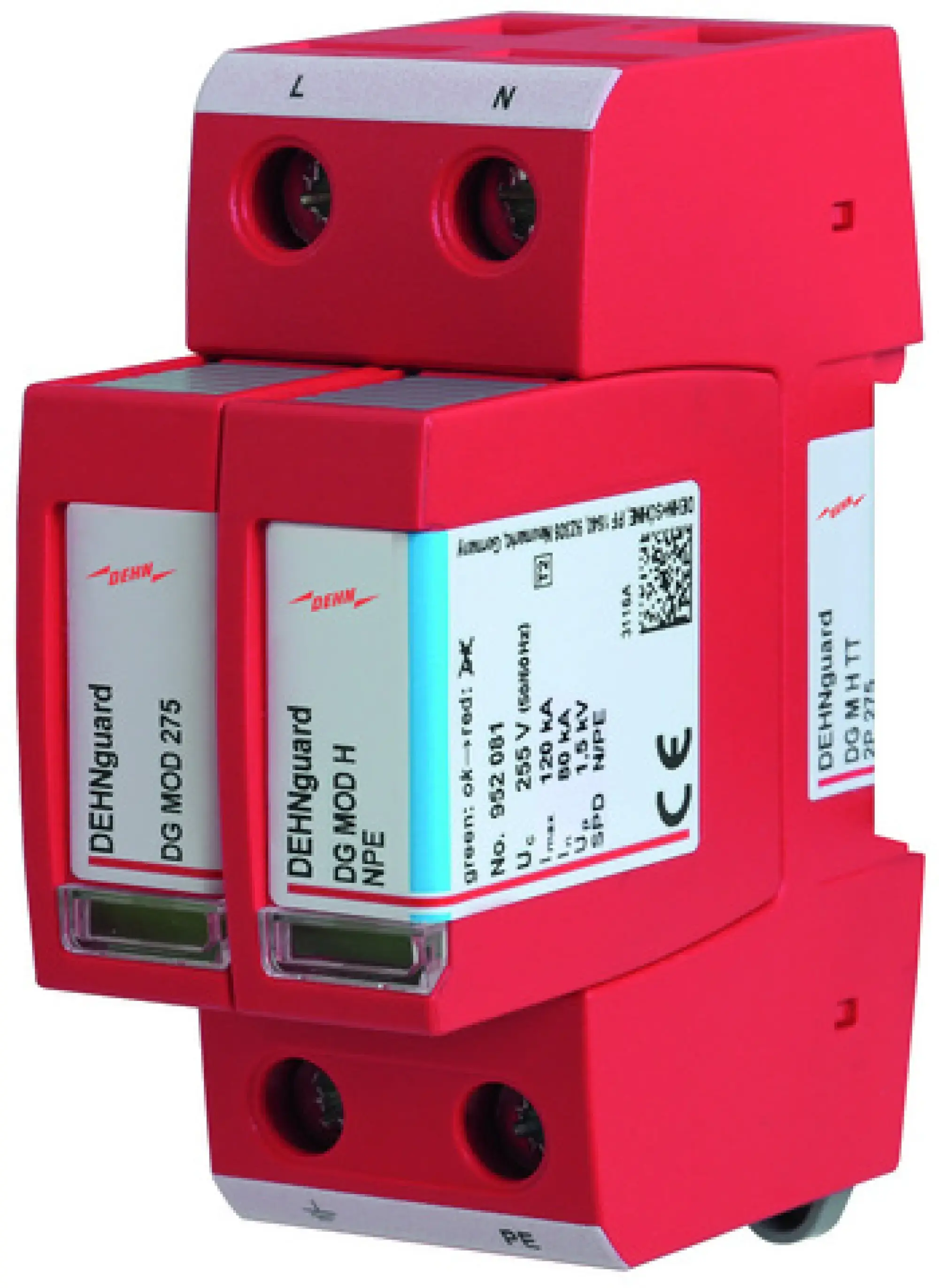 Dehn 952181 Surge arrester Type 2 DEHNguard M H for single-phase TT and TN systems (img_001) Dehn 952181 Surge arrester Type 2 DEHNguard M H for single-phase TT and TN systems (img_001)