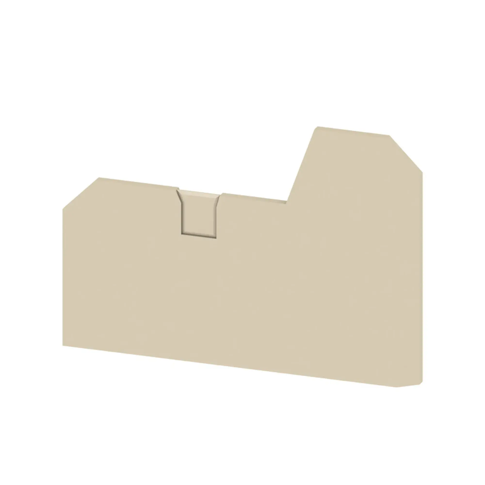 Weidmüller 3037670000 End plate (terminals), dark beige, Height: 89.1 mm, Width: 2.2 mm, V-0, Wemid (img_001) Weidmüller 3037670000 End plate (terminals), dark beige, Height: 89.1 mm, Width: 2.2 mm, V-0, Wemid (img_001)