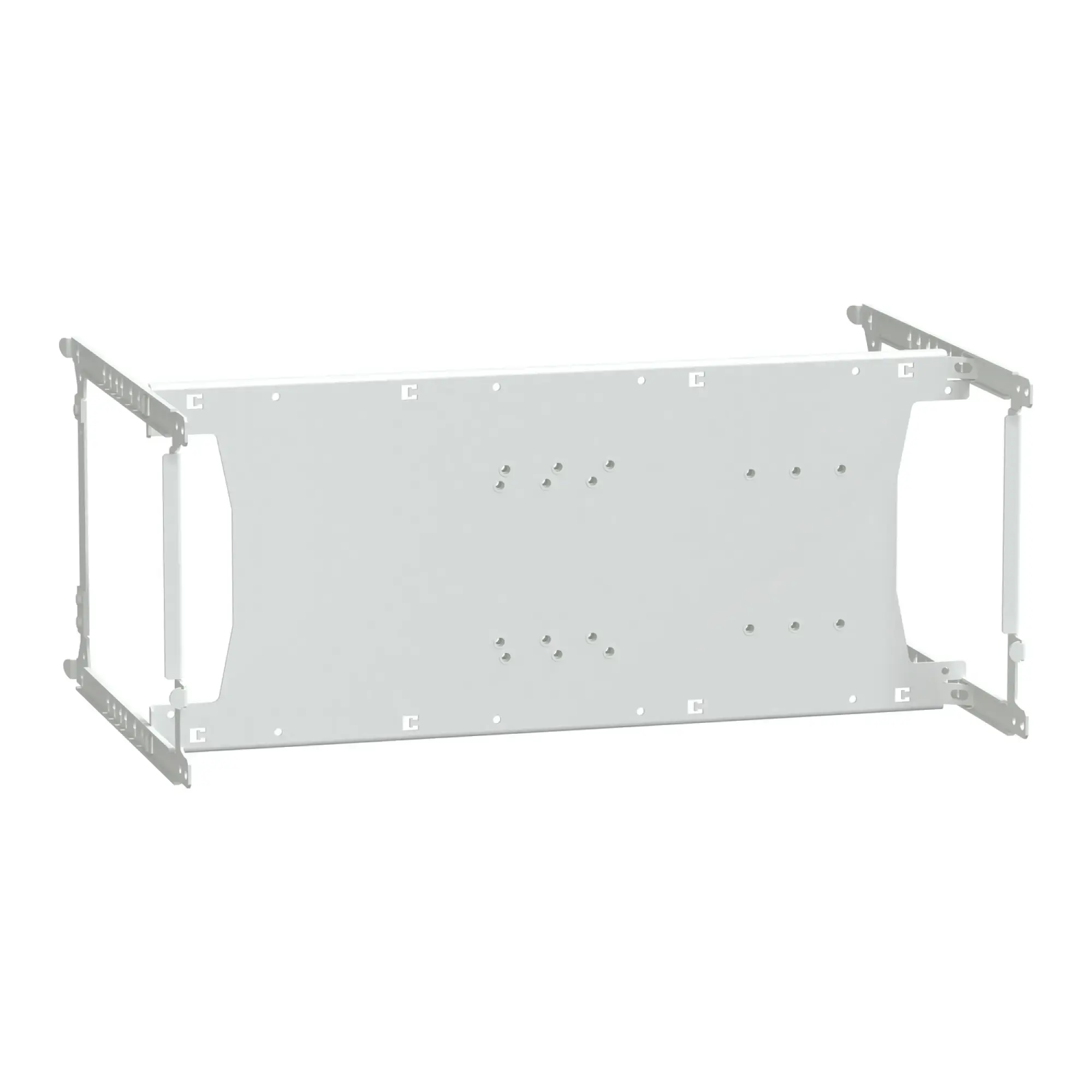 Schneider Electric LVS03563 PrismaSeT-P, Montageplatte, 2x FuPacT GS63-160 3-4polig,vertikal,Breite=650mm,Höhe=5Module LVS03563 (img_001)