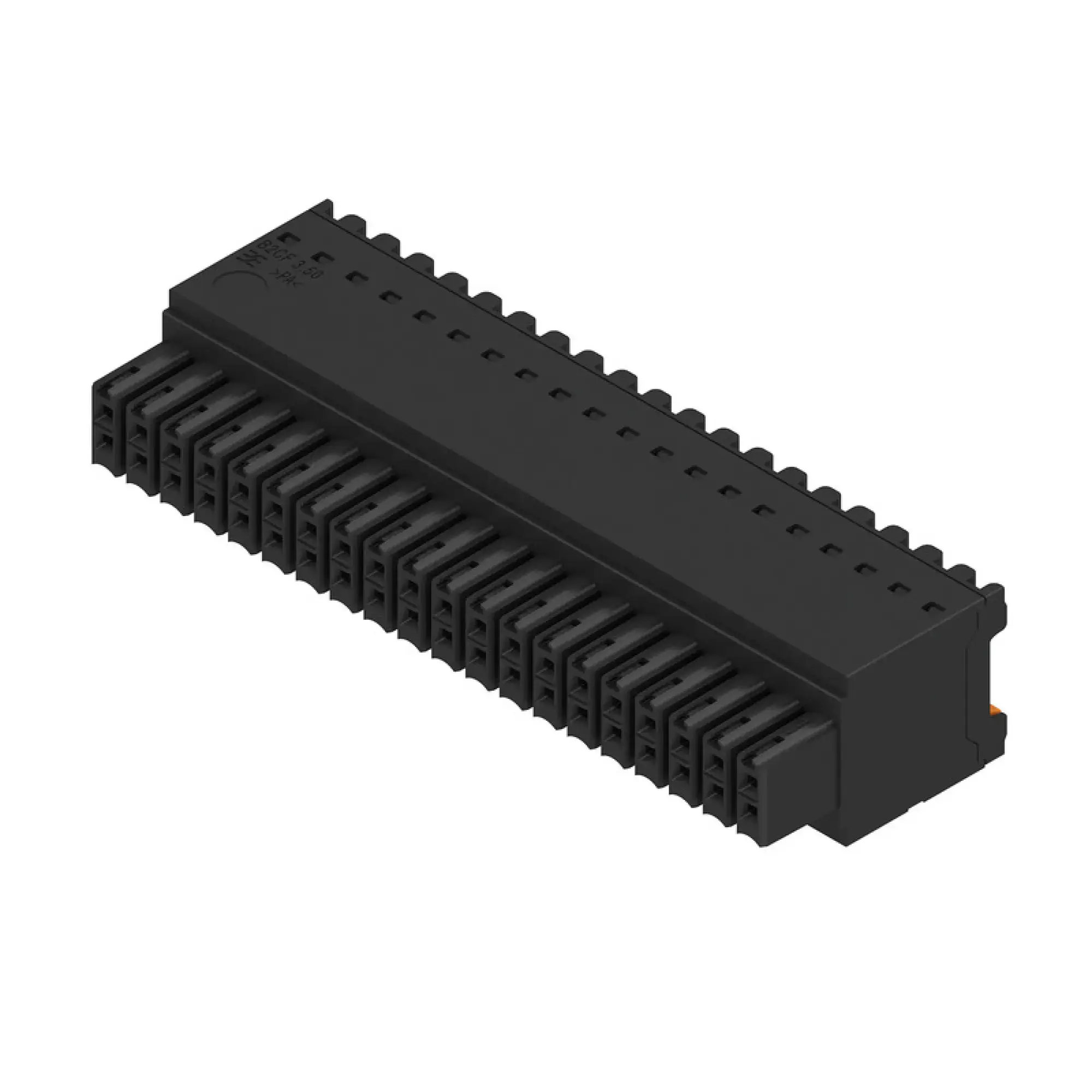Weidmüller 2558470000 PCB connector (wire connection), 160 V, 13.4 A, Pitch in mm: 3.50, 1.5 mm², Number of poles: 40, PUSH IN with actuator, Box (img_001)
