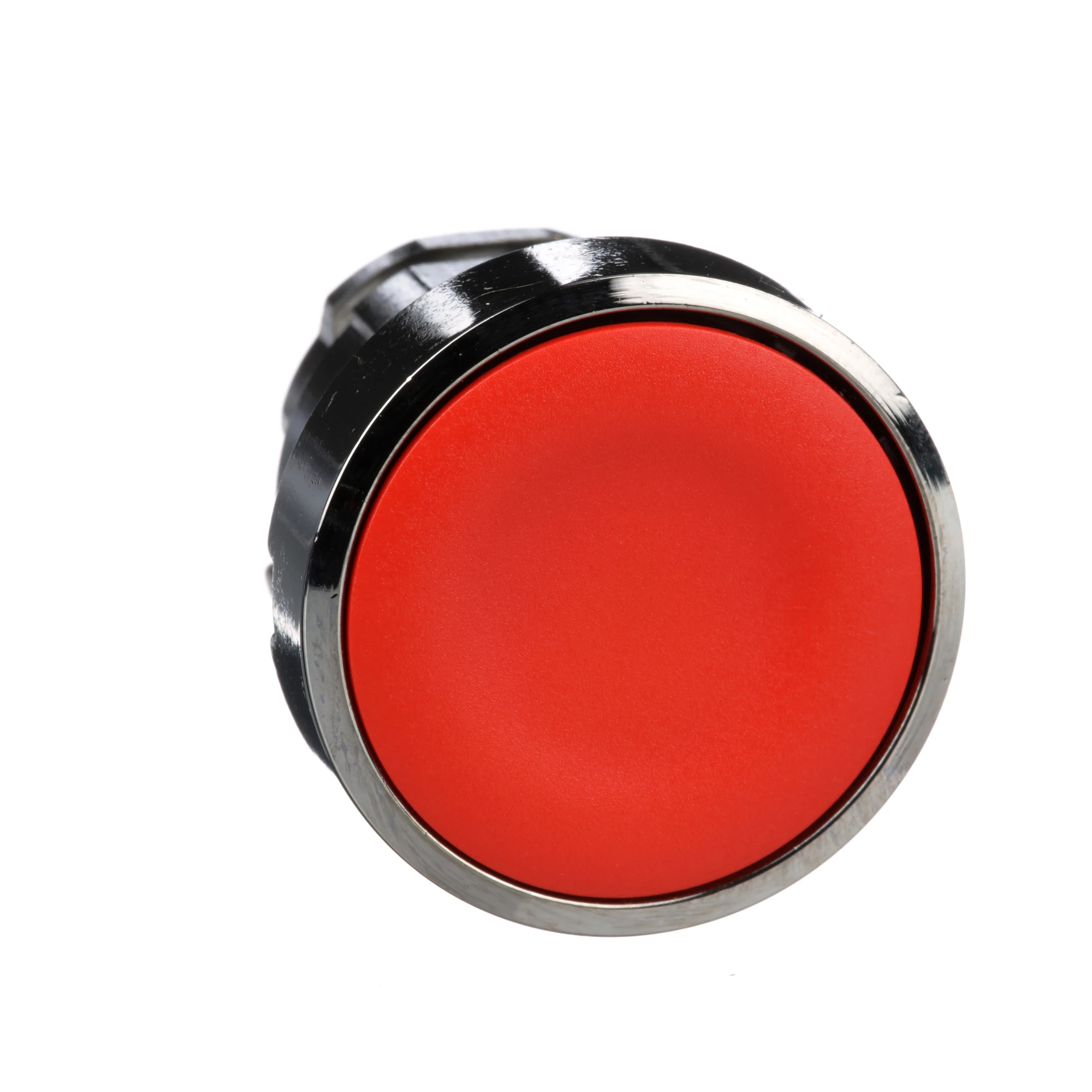 Schneider Electric ZB4BA4 Push Button, Front Element, Harmony XB4, Metal, 22mm, Red, Unlabelled, Momentary (img_001)