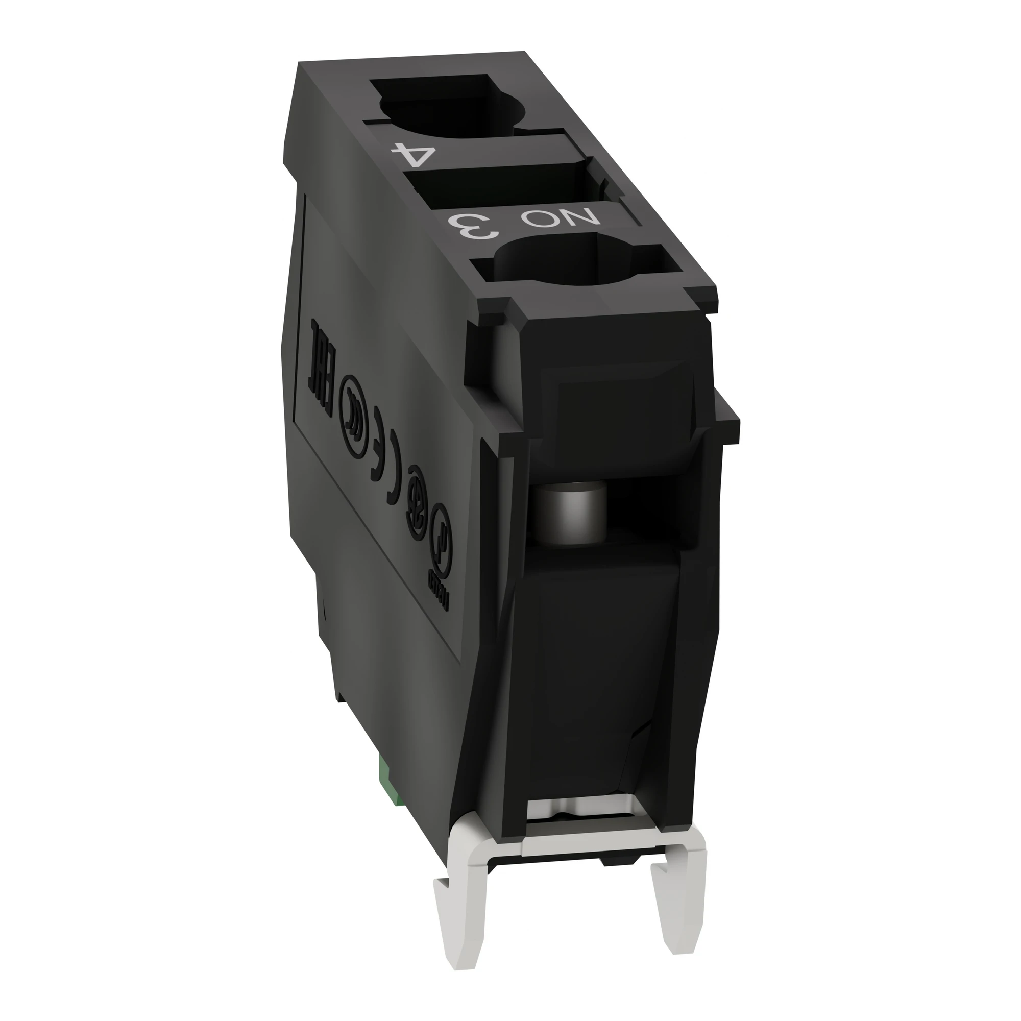 Schneider Electric ZBE101TQ Auxiliary switch, contact block, Harmony XB4 and XB5, 22mm, 30mm, screw terminal, 1NO, bulk pack (img_006) Schneider Electric ZBE101TQ Auxiliary switch, contact block, Harmony XB4 and XB5, 22mm, 30mm, screw terminal, 1NO, bulk pack (img_006)