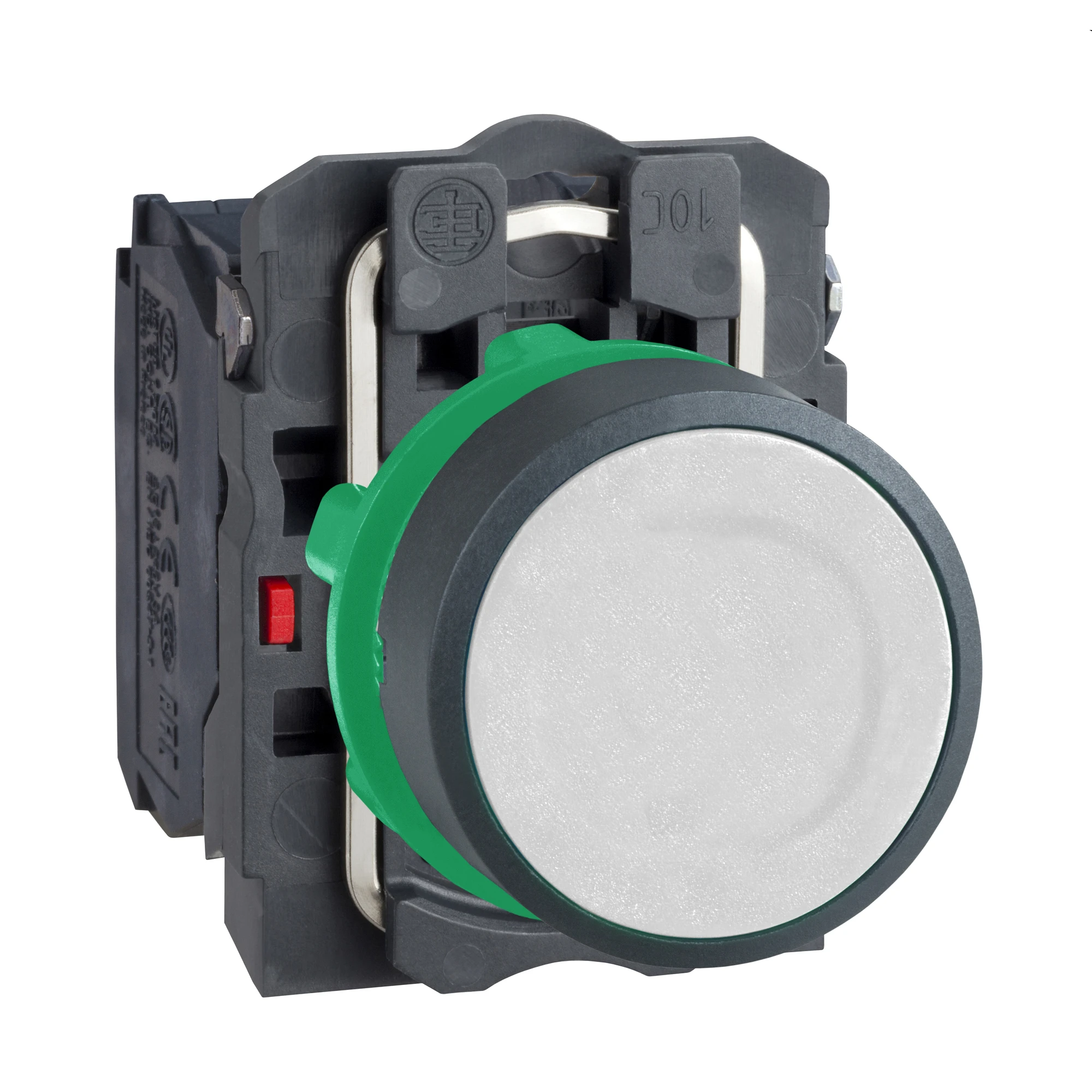 Schneider Electric XB5AACUST04 Pushbutton, Harmony XB5, plastic, 22mm, complete unit, customizable via configurator (img_001)