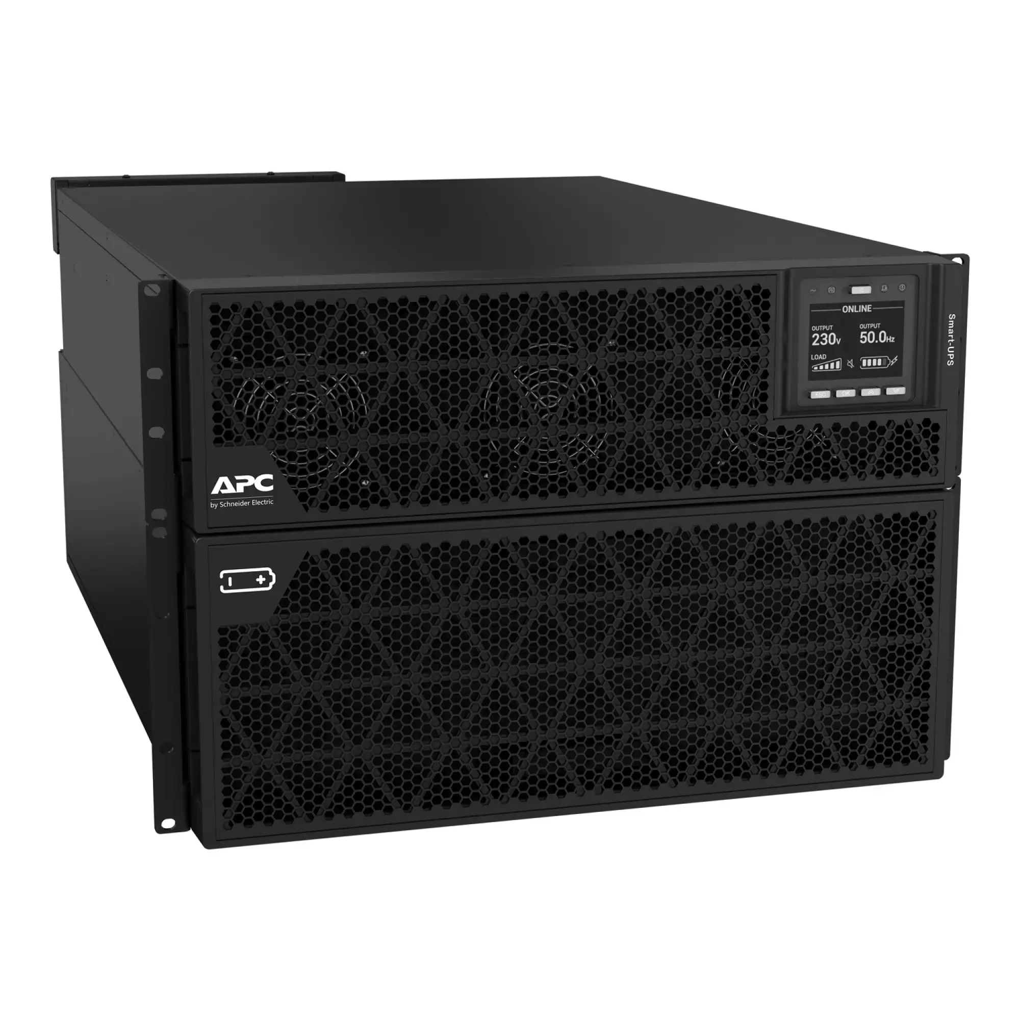 APC SRTG15KXLI Smart-UPS On-Line, 15kVA/15kW, Rack/Tower, 230V/380V..415V, Festverdrahtung 3-adrig (1P+N+E) + 5-adrig (3P+N+E), Netzwerkkarte, o. Rack-Einbausatz (img_004) APC SRTG15KXLI Smart-UPS On-Line, 15kVA/15kW, Rack/Tower, 230V/380V..415V, Festverdrahtung 3-adrig (1P+N+E) + 5-adrig (3P+N+E), Netzwerkkarte, o. Rack-Einbausatz (img_004)