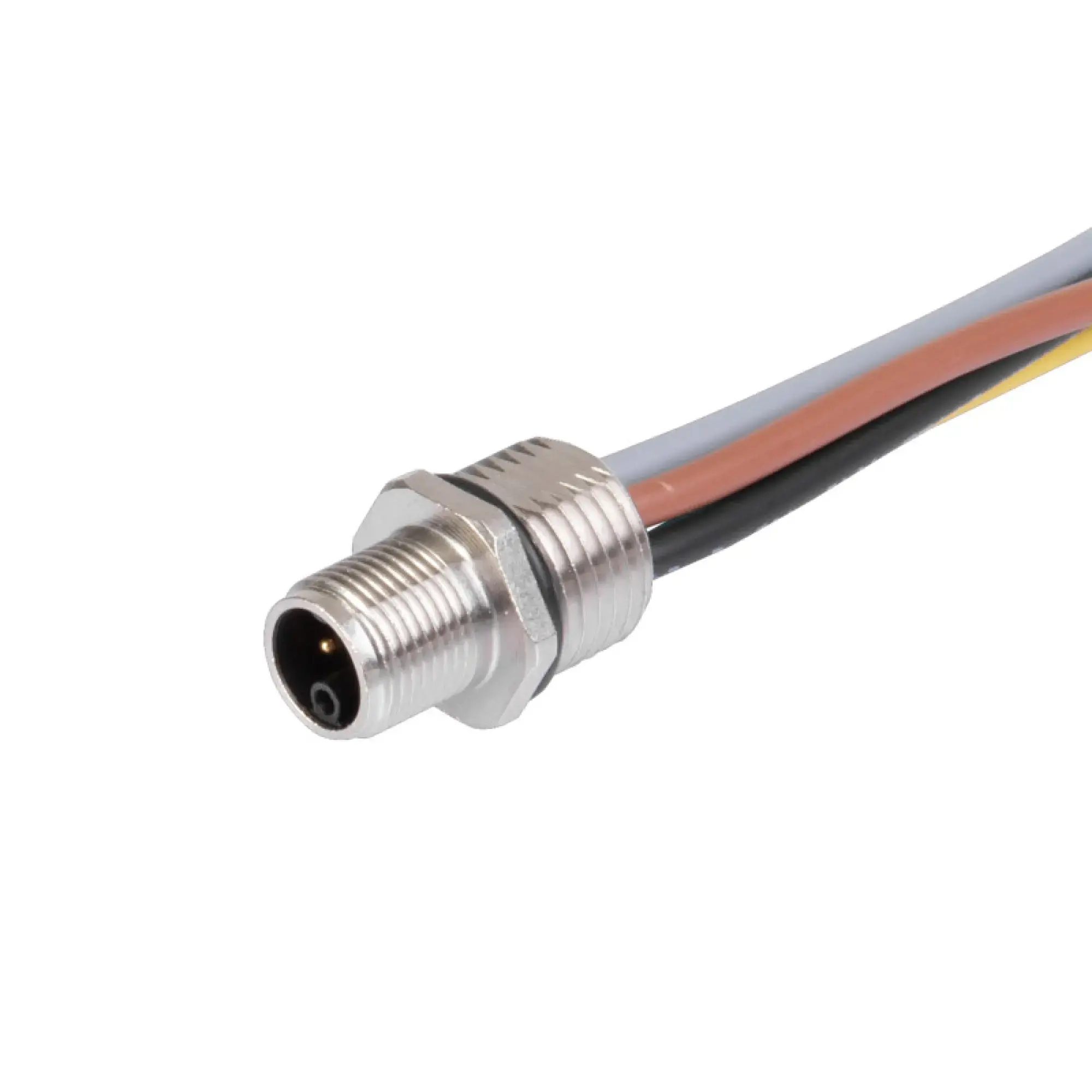 Weidmüller 2968010000 Round plug ,Built-in (with cable), M12, Number of poles: 5, 0.2 m, 2.5 mm² (img_001)