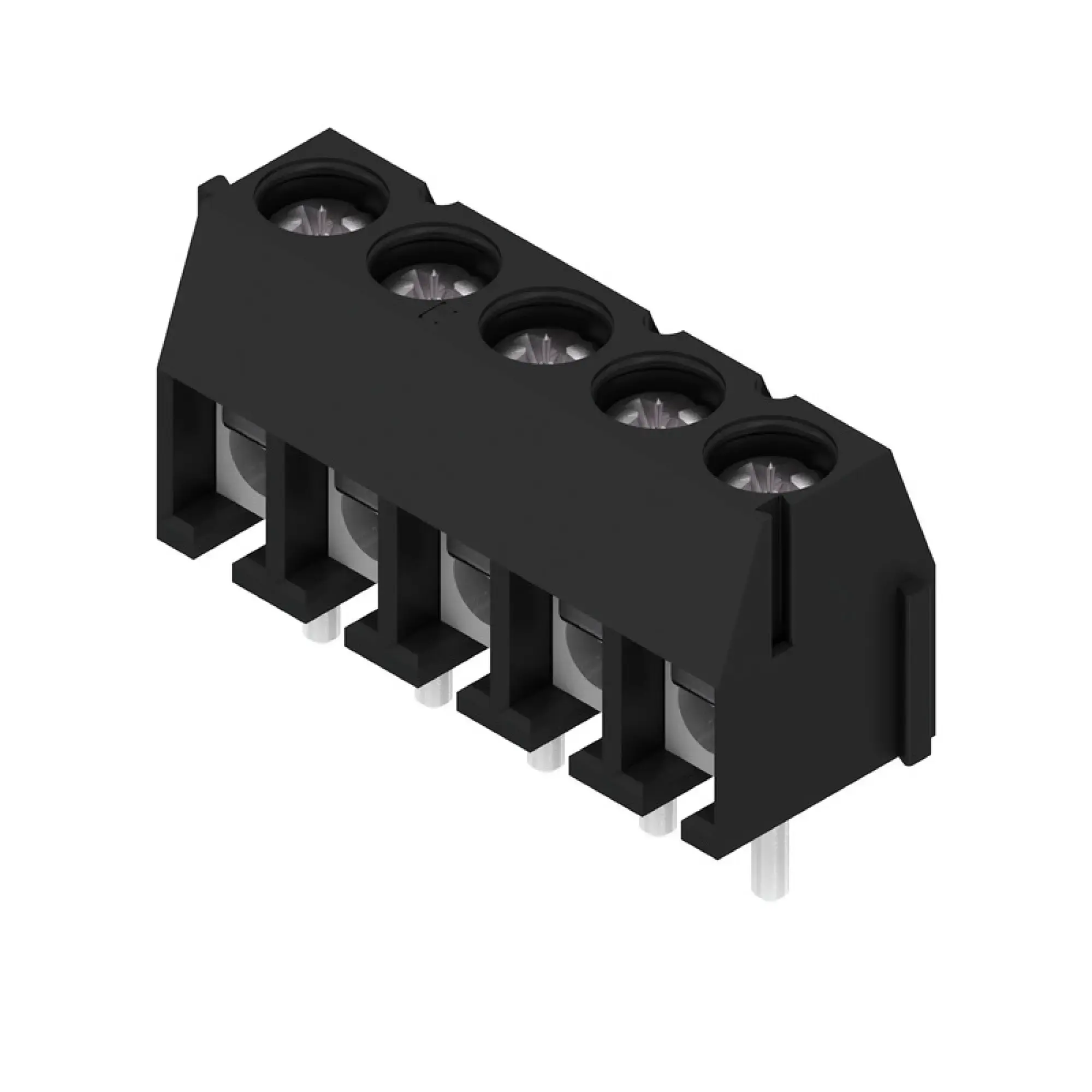 Weidmüller 1811210000 PCB terminal, 160 V, 17.5 A, Pitch in mm: 3.50, 1.5 mm², Number of poles: 5, Pressure clamp connection, THT solder connection, 90°, Box (img_001) Weidmüller 1811210000 PCB terminal, 160 V, 17.5 A, Pitch in mm: 3.50, 1.5 mm², Number of poles: 5, Pressure clamp connection, THT solder connection, 90°, Box (img_001)