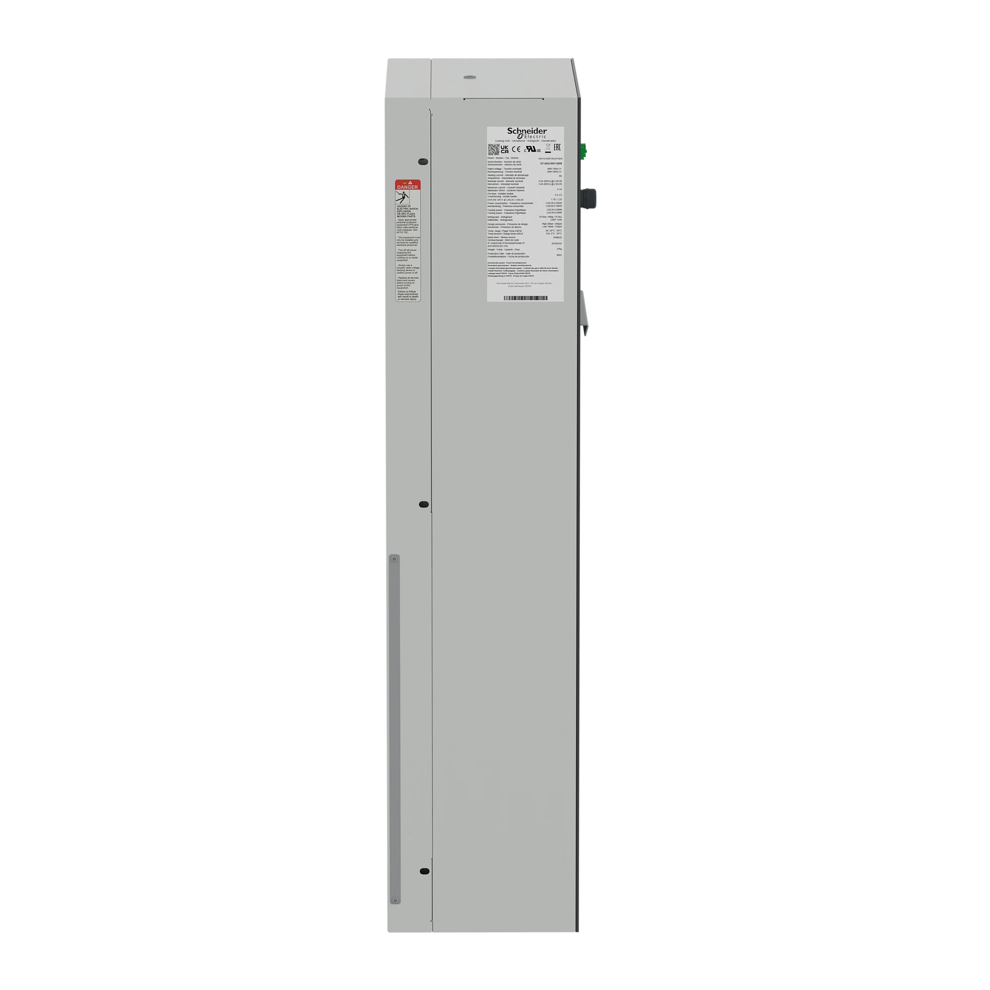 Schneider Electric NSYCUHD1K62P4DG Outdoor Wall-Mount Cooling Unit, Climasys CU, 1600W, 2 Pole, 400/460V, 50/60Hz, IP55 (img_006) Schneider Electric NSYCUHD1K62P4DG Outdoor Wall-Mount Cooling Unit, Climasys CU, 1600W, 2 Pole, 400/460V, 50/60Hz, IP55 (img_006)