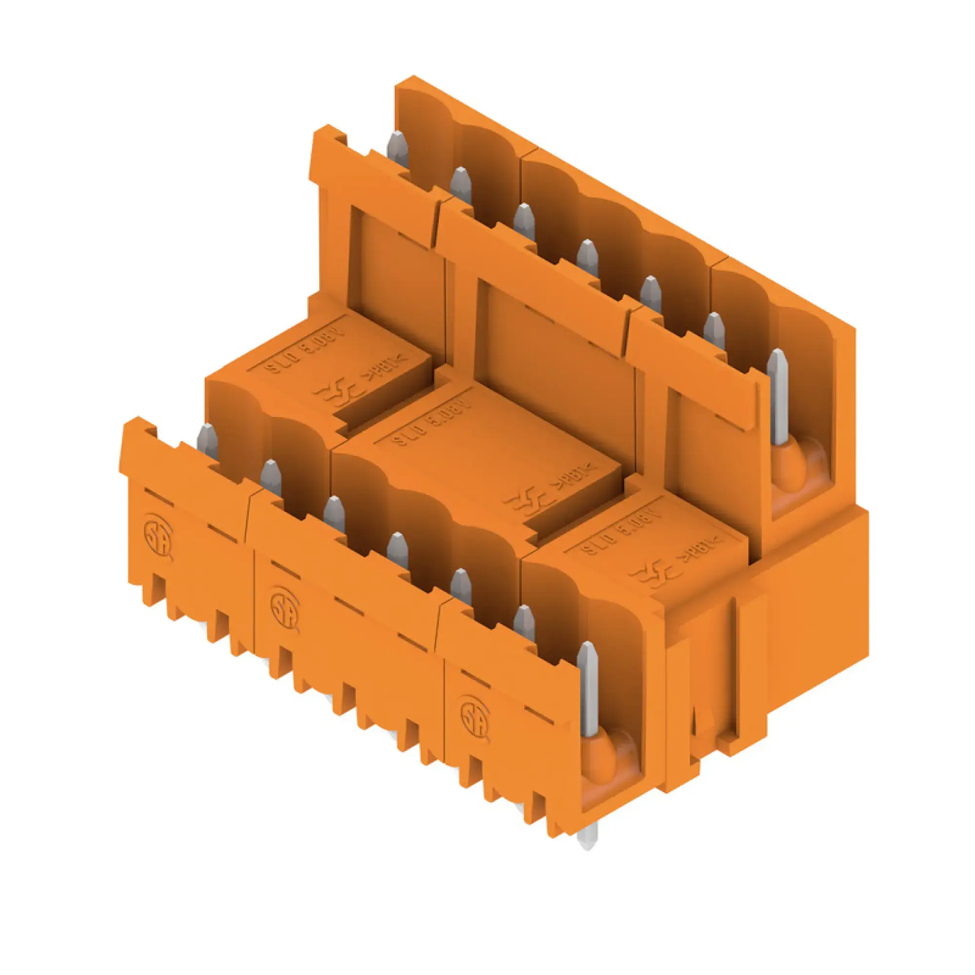 Weidmüller 1725700000 PCB connector (board connection), 250 V, 14 A, Pitch in mm: 5.08, Number of poles: 14, THT solder connection, Box (img_001)