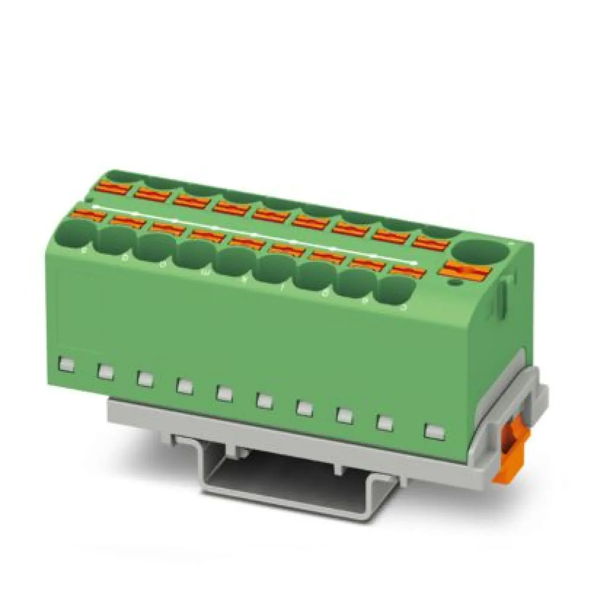 Phoenix Contact 3273644 Distribution block PTFIX 10/18X4-NS35 GN (img_001)