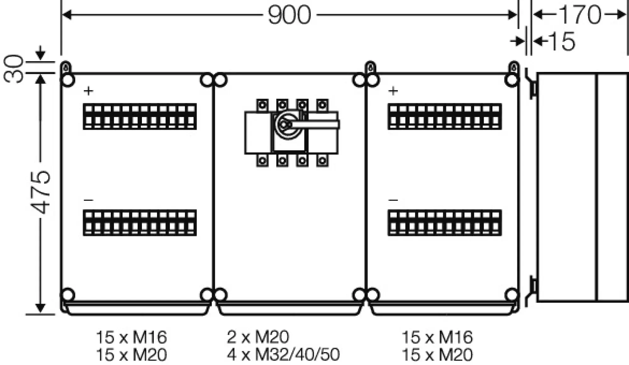 Hensel 20001235 PV-Generatoranschlusskasten 24xPV-Strang m. Sicherung auf 1xWR-Eing. Mi PV 3931 (img_003) Hensel 20001235 PV-Generatoranschlusskasten 24xPV-Strang m. Sicherung auf 1xWR-Eing. Mi PV 3931 (img_003)