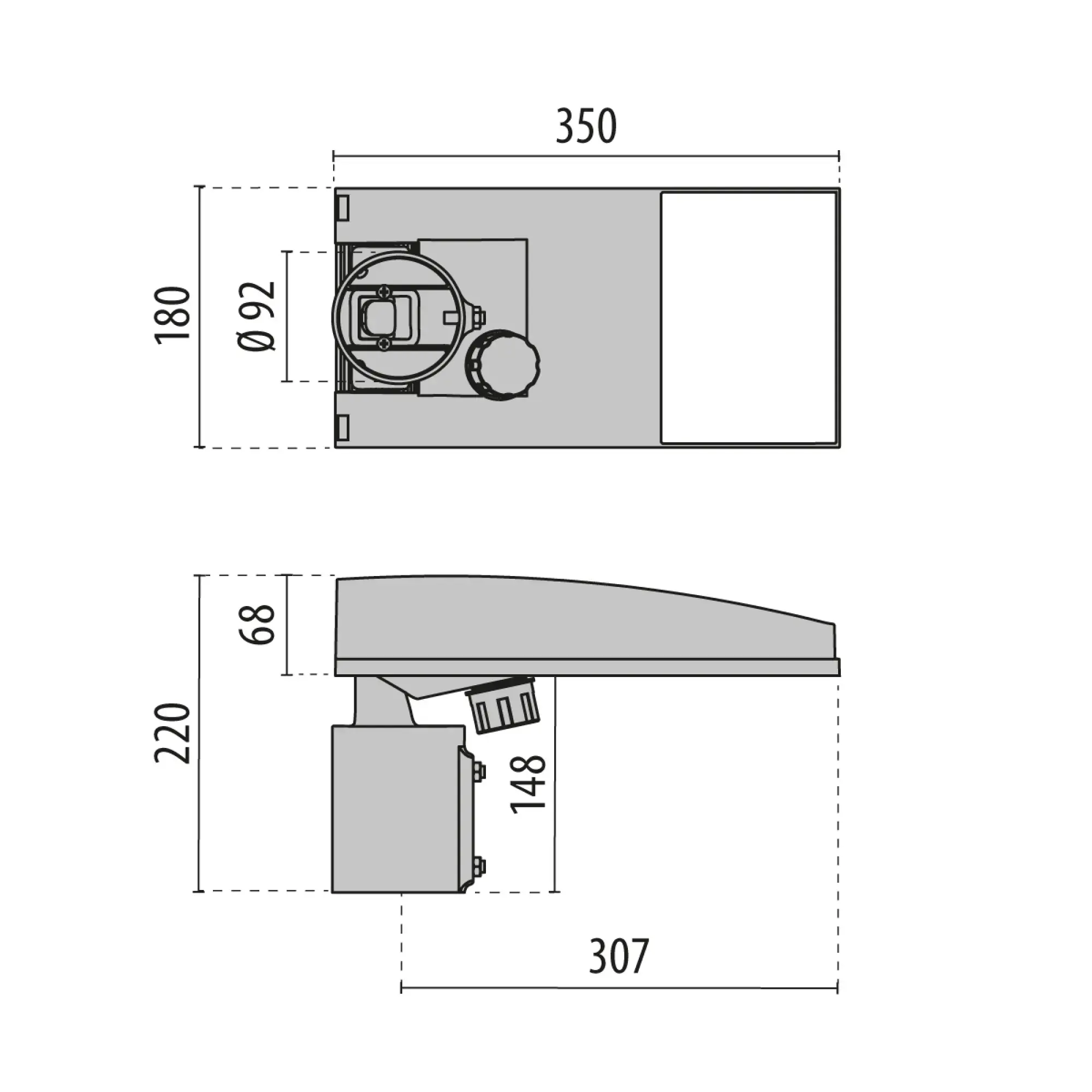 Performance iN Lighting 3115351 LED-Strassenleuchte 3000K 51W statisch asymmetrische extrabreite Streuoptik 3115351 (img_003) Performance iN Lighting 3115351 LED-Strassenleuchte 3000K 51W statisch asymmetrische extrabreite Streuoptik 3115351 (img_003)