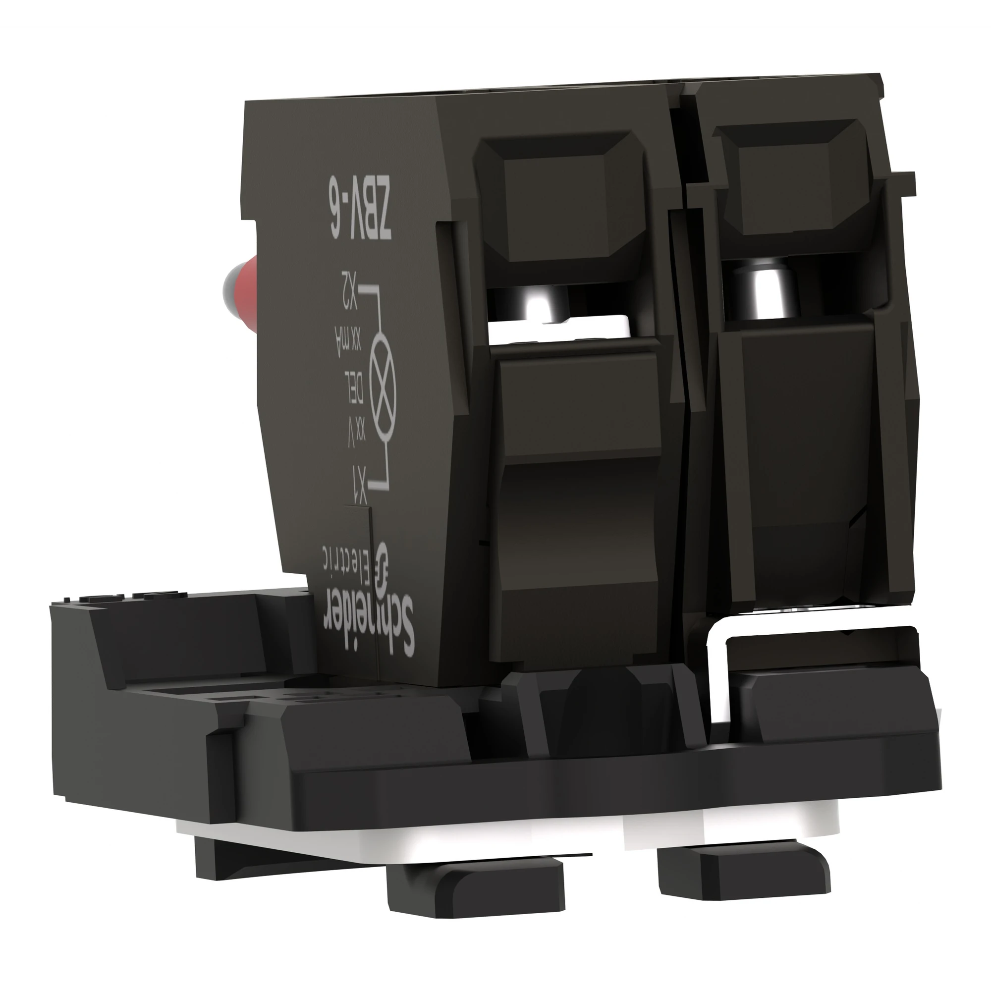 Schneider Electric ZB5AV156 Lamp socket with mounting flange, Harmony XB5, plastic, white, incandescent lamp BA9s, screw terminal, 250V (img_007) Schneider Electric ZB5AV156 Lamp socket with mounting flange, Harmony XB5, plastic, white, incandescent lamp BA9s, screw terminal, 250V (img_007)