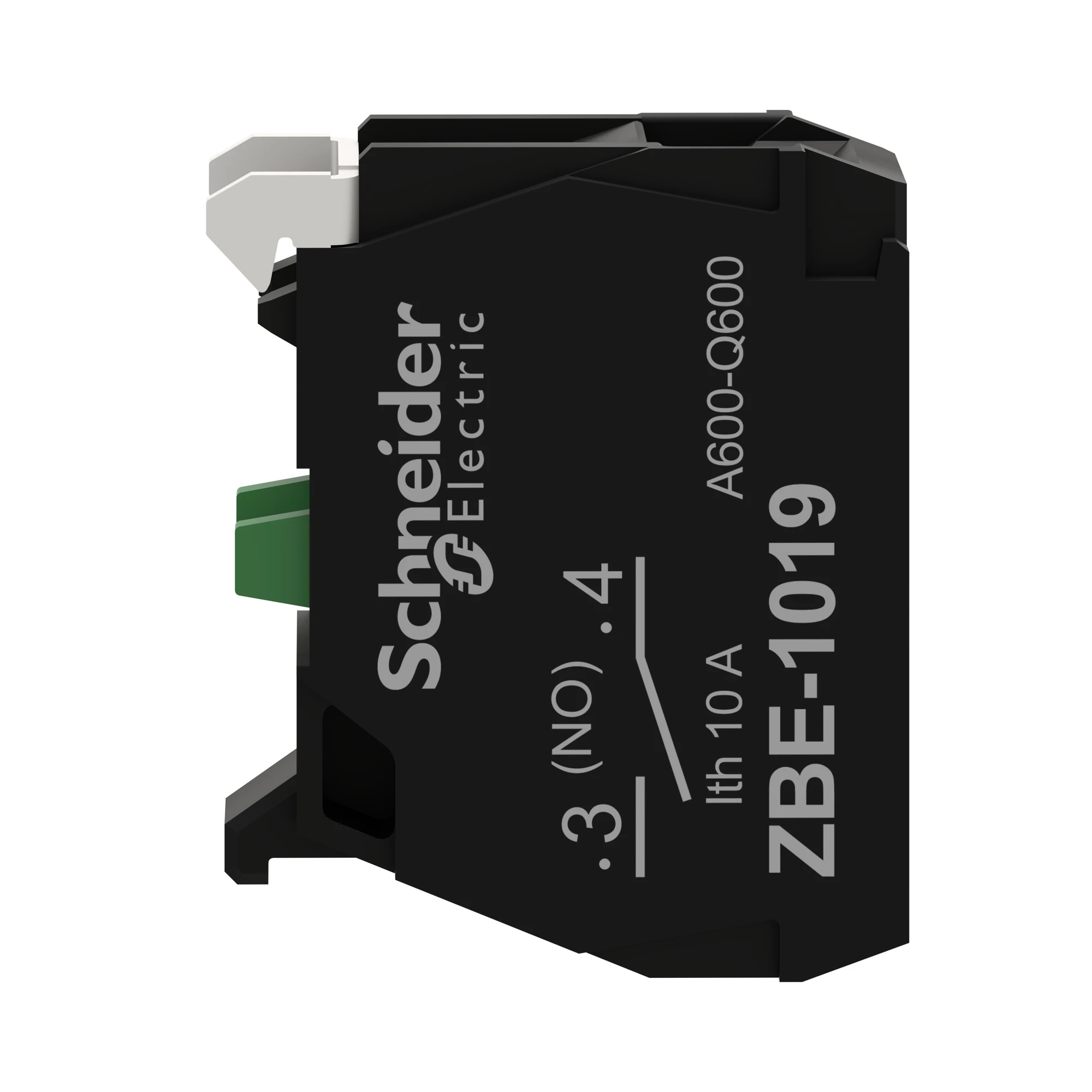 Schneider Electric ZBE1019 Auxiliary switch, contact block, Harmony XB4 and XB5, 22mm, 30mm, screw terminal, silver alloy, 1S (img_007) Schneider Electric ZBE1019 Auxiliary switch, contact block, Harmony XB4 and XB5, 22mm, 30mm, screw terminal, silver alloy, 1S (img_007)