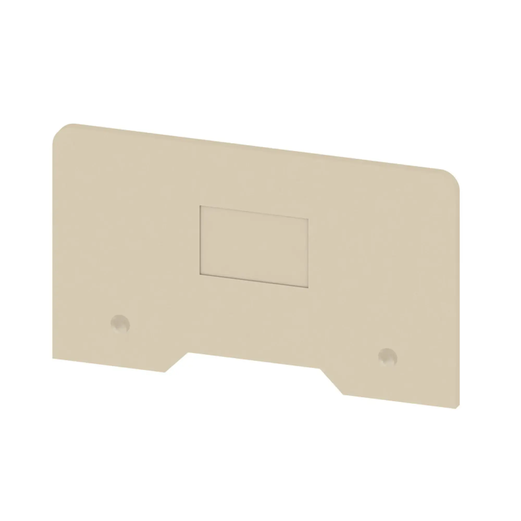 Weidmüller 0447260000 End plate (terminals), beige, Height: 52 mm, Width: 1.5 mm, V-2, PA 66 (img_001)