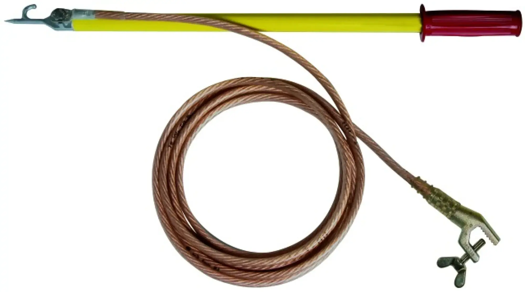 Dehn 758020 Disch. device, contact/coupling electr. single-pole, L=465mm w. earthing clamp (img_003)